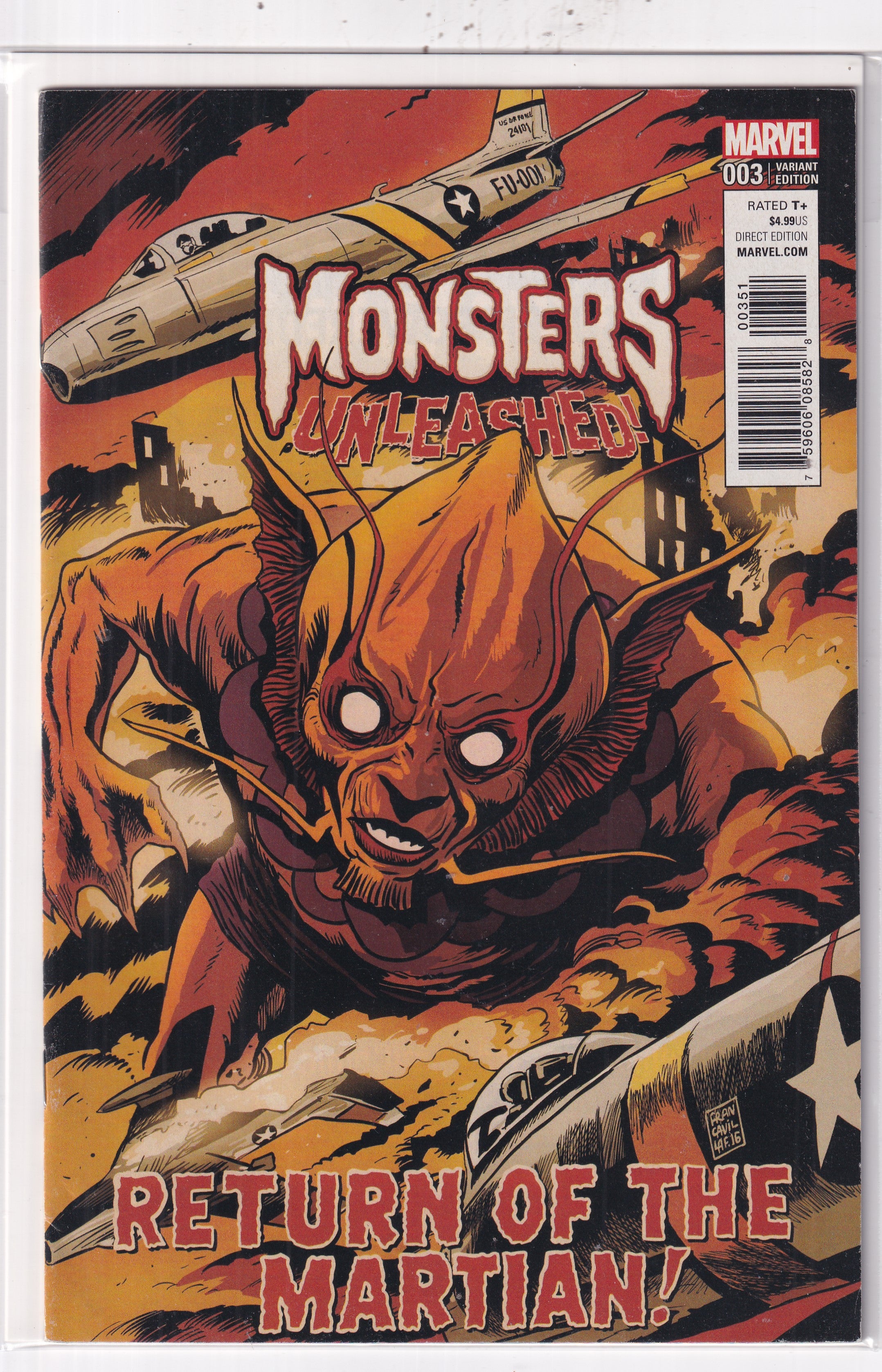 MONSTERS UNLEASHED #3 VARIANT - Slab City Comics 