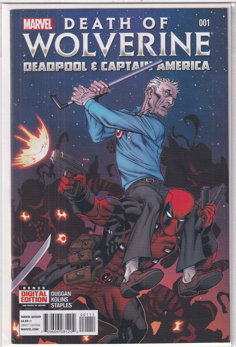 DEATH OF WOLVERINE DEADPOOL & CAPTAIN AMERICA