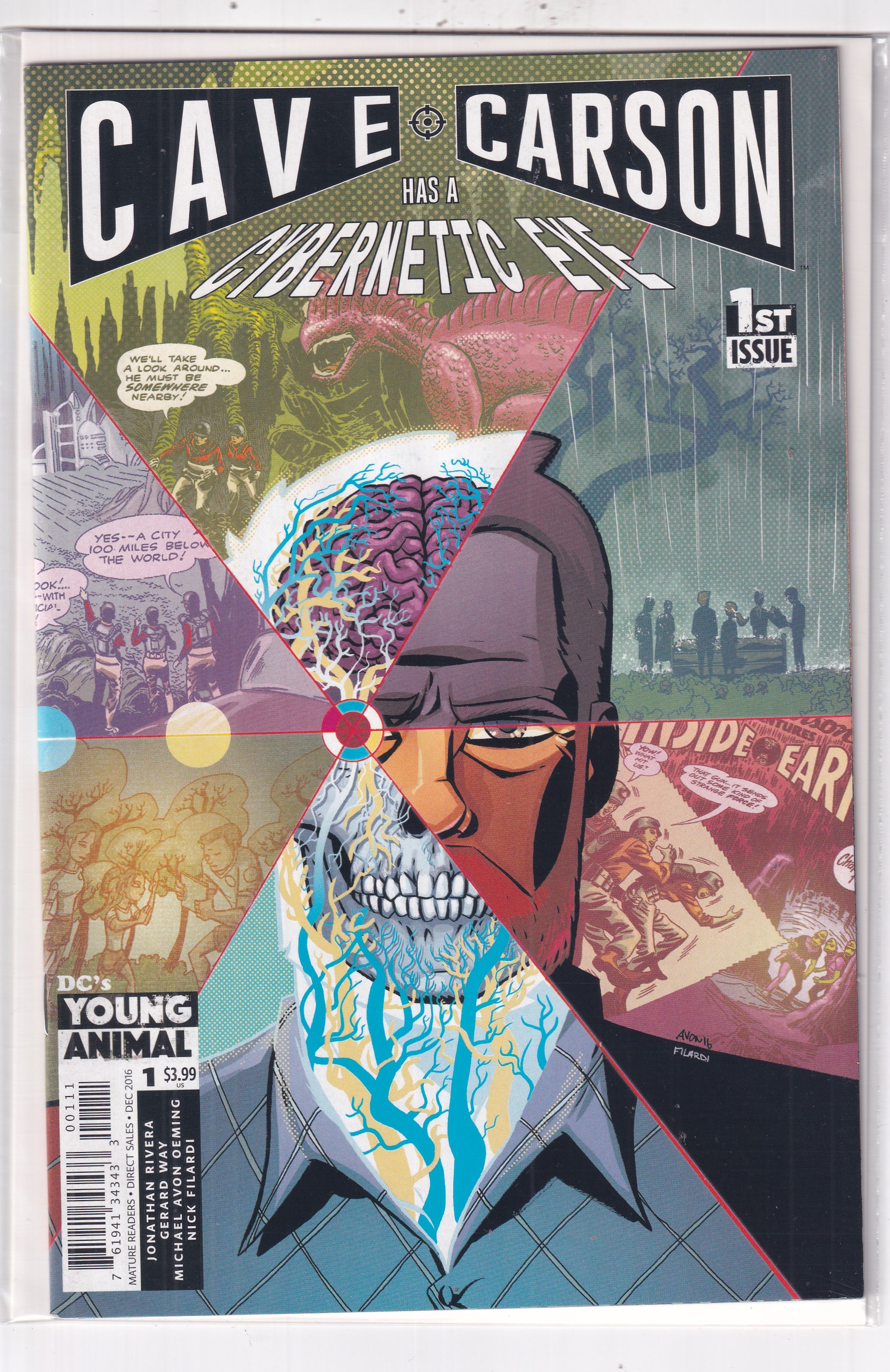CAVE CARSON HAS A CYBERNETIC EYE #1 - Slab City Comics 