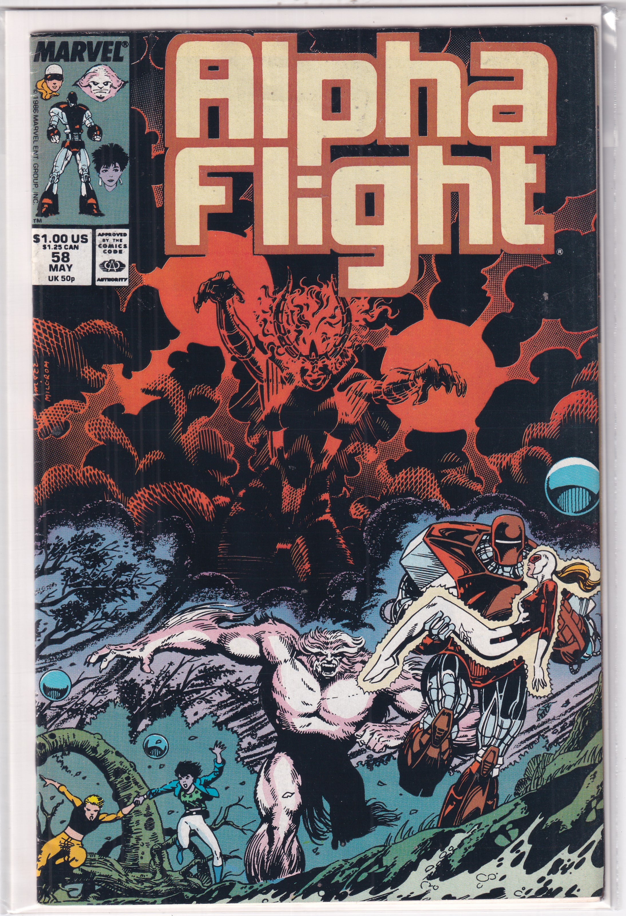 ALPHA FLIGHT #58 - Slab City Comics 