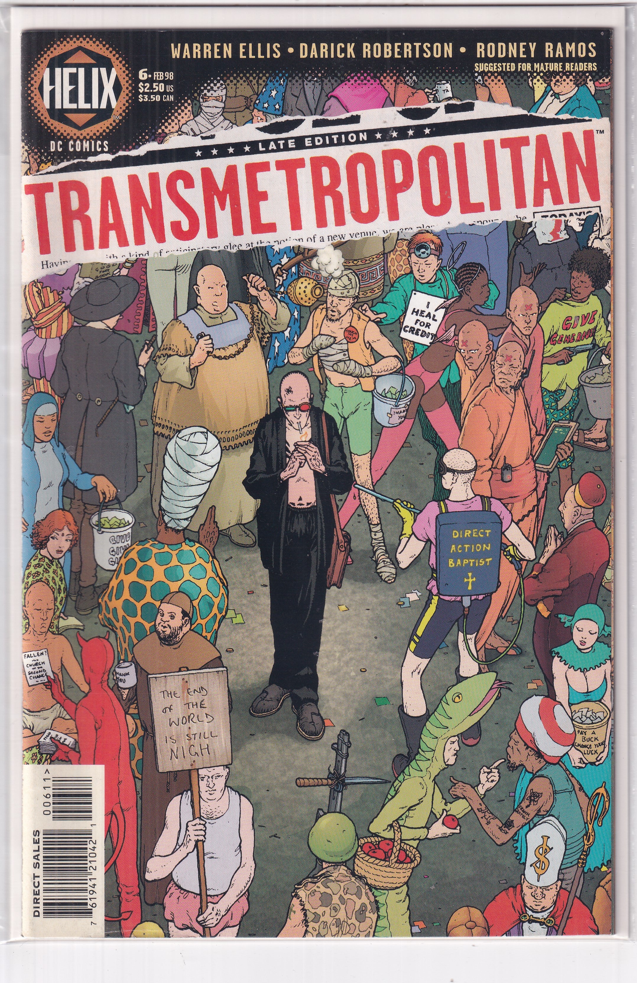 TRANSMETROPOLITAN #6 - Slab City Comics 