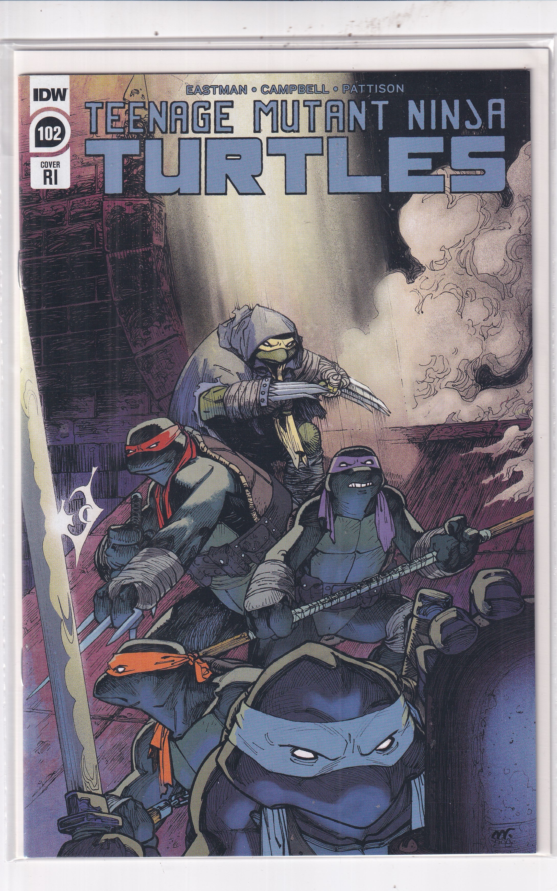 TEENAGE MUTANT NINJA TURTLES #102 VARIANT - Slab City Comics 