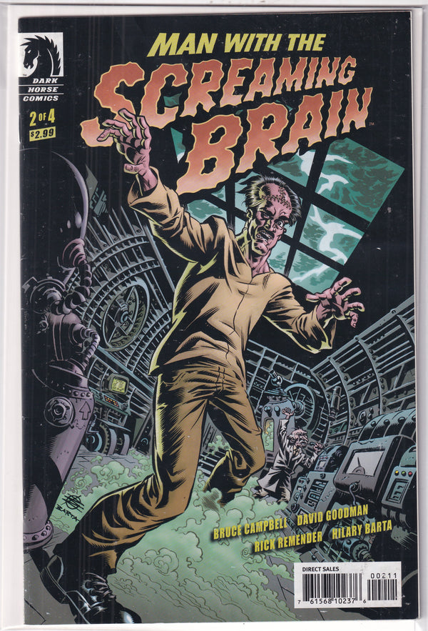 MAN WITH THE SCREAMING BRAIN #2 - Slab City Comics 