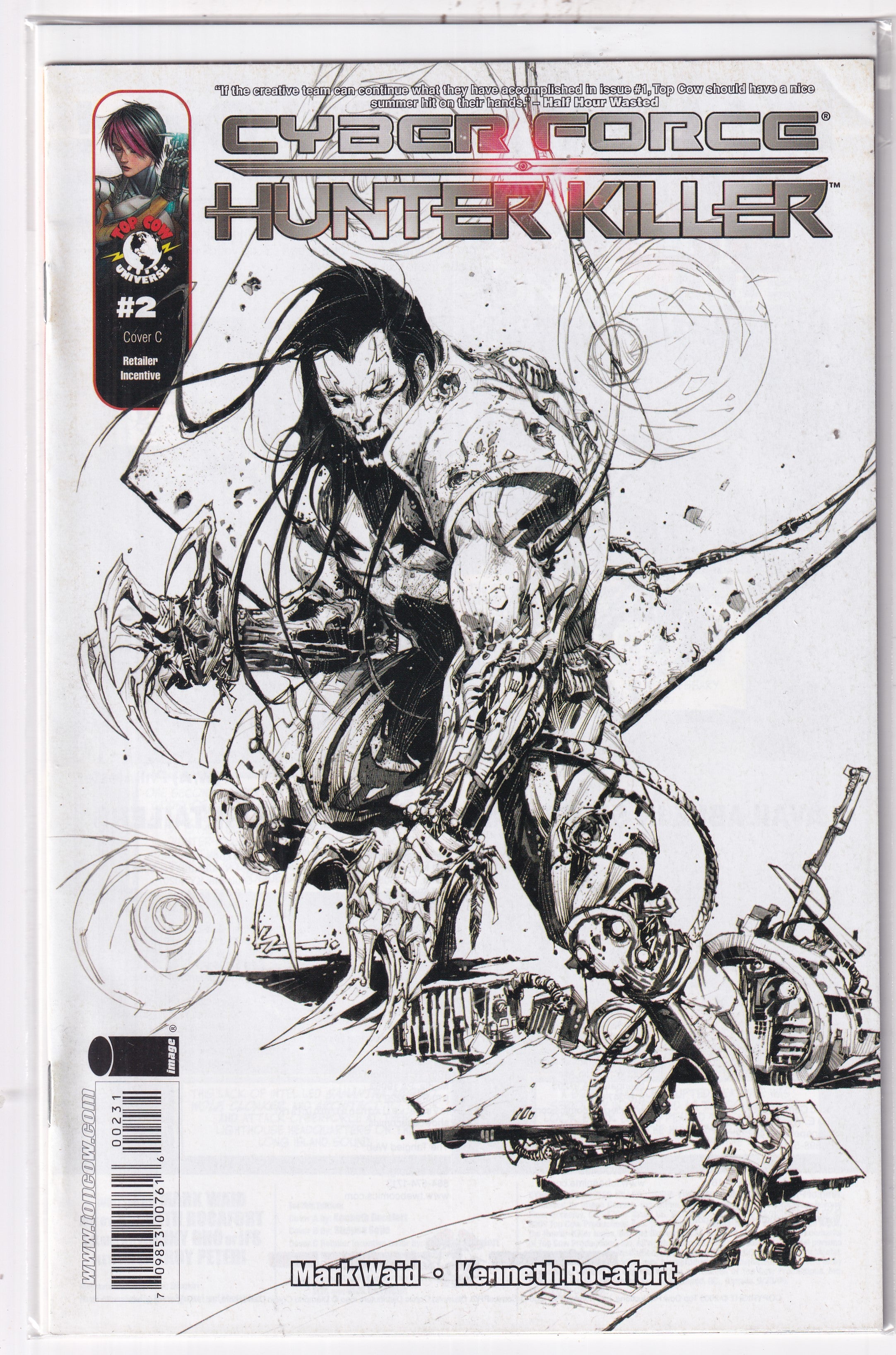 CYBER FORCE HUNTER KILLER #2 RETAILER - Slab City Comics 