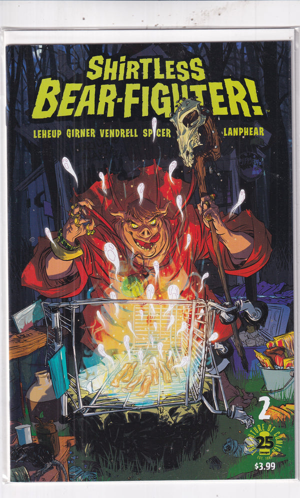 SHIRTLESS BEAR-FIGHTER #2 VARIANT - Slab City Comics 