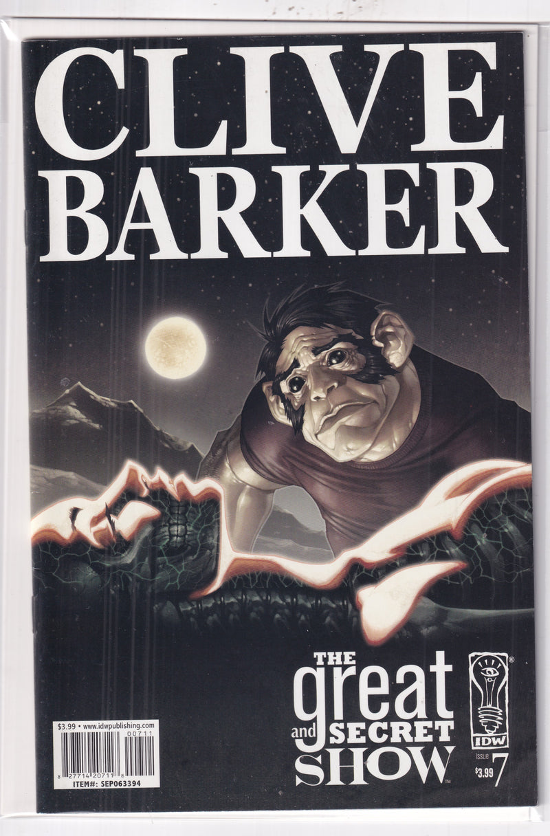 CLIVE BARKER GREAT AND SECRET SHOW