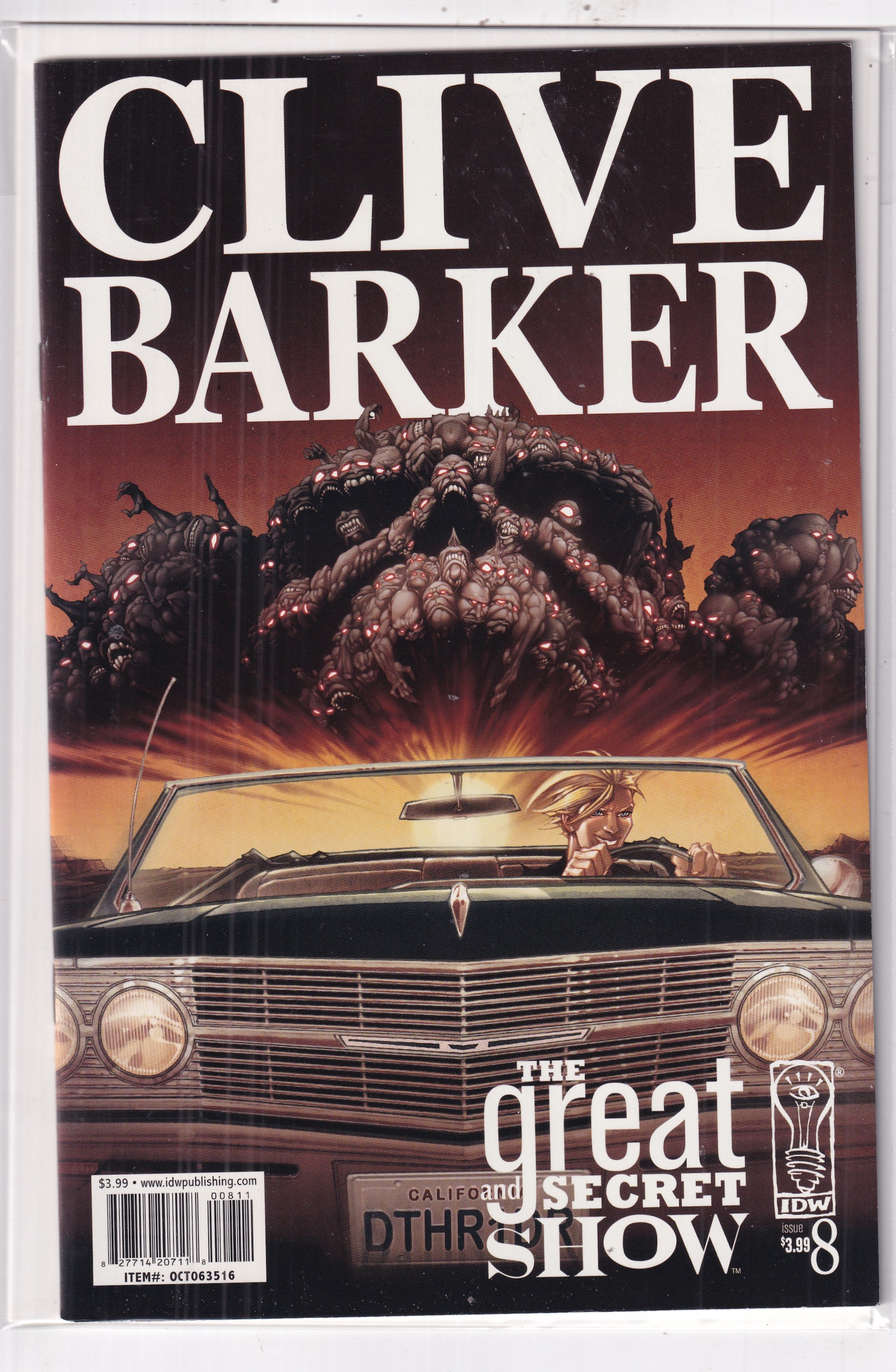 CLIVE BARKER GREAT AND SECRET SHOW #8 - Slab City Comics 