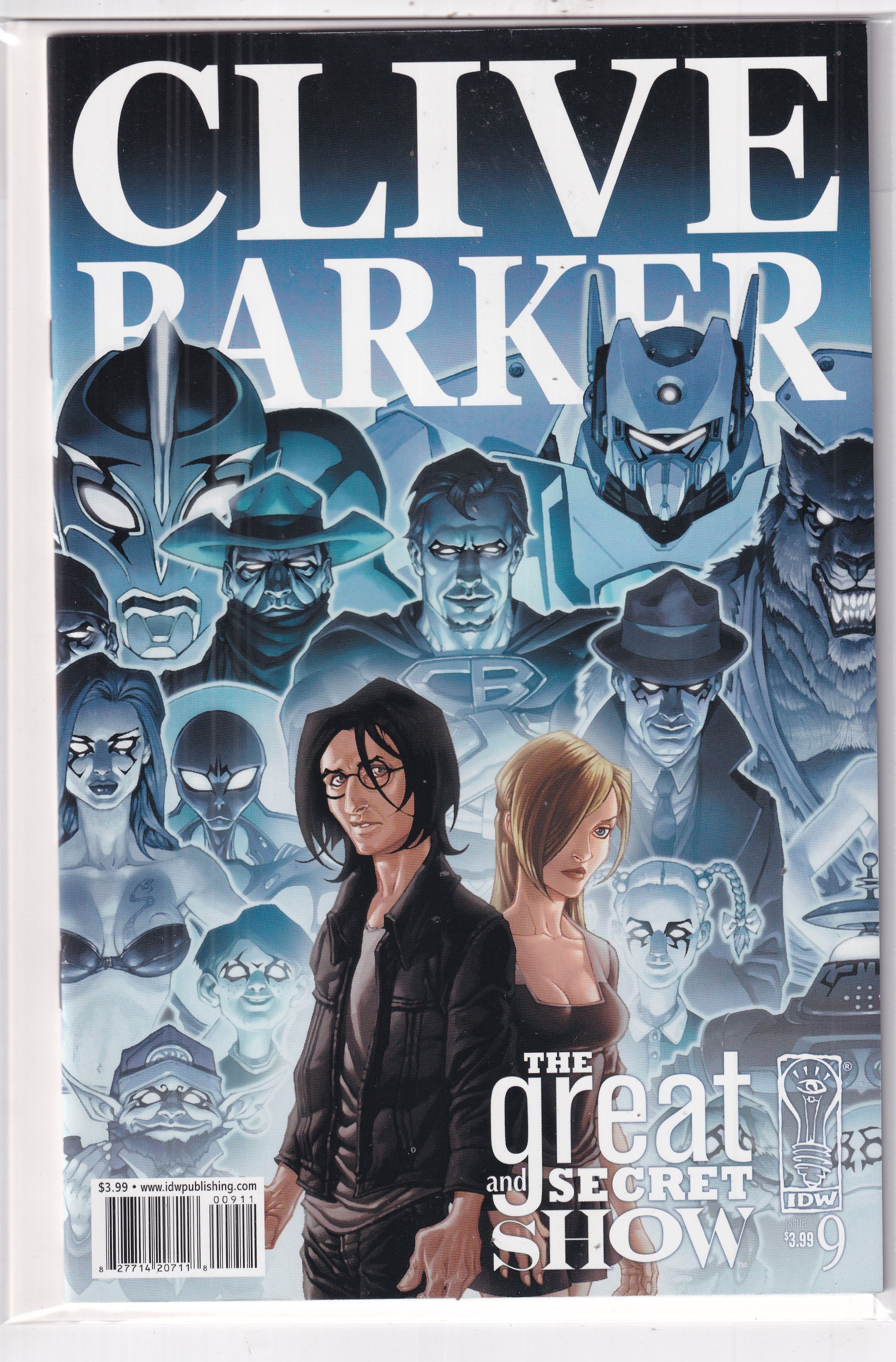 CLIVE BARKER GREAT AND SCRET SHOW #9 - Slab City Comics 