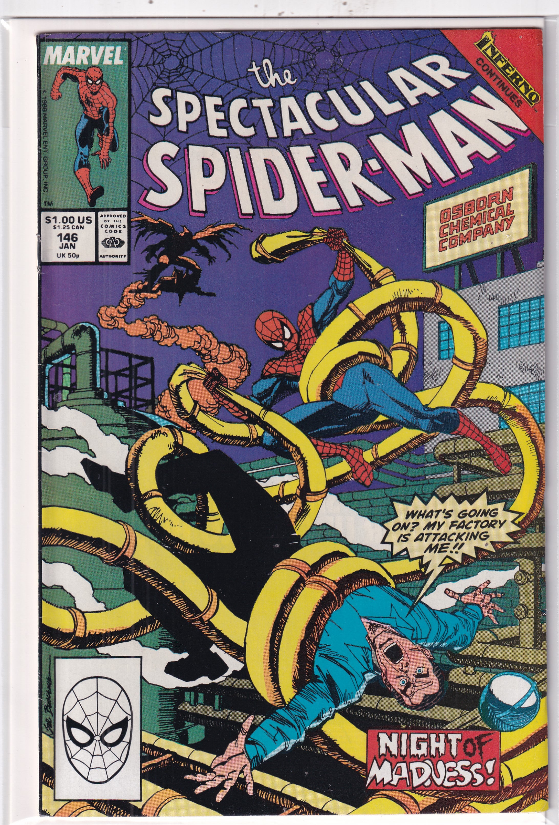 SPECTACULAR SPIDER-MAN #146 - Slab City Comics 