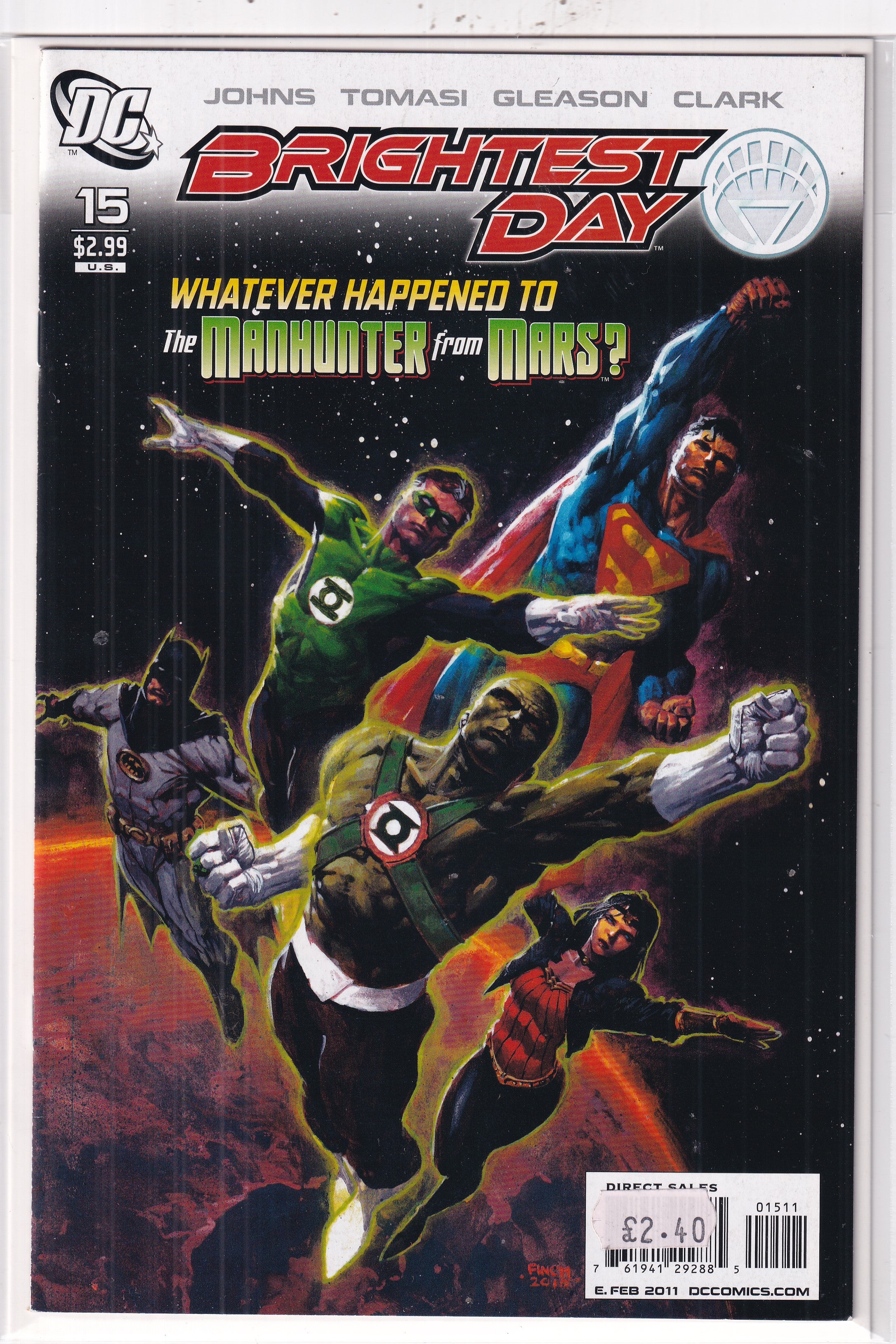 BRIGHTEST DAY #15 - Slab City Comics 