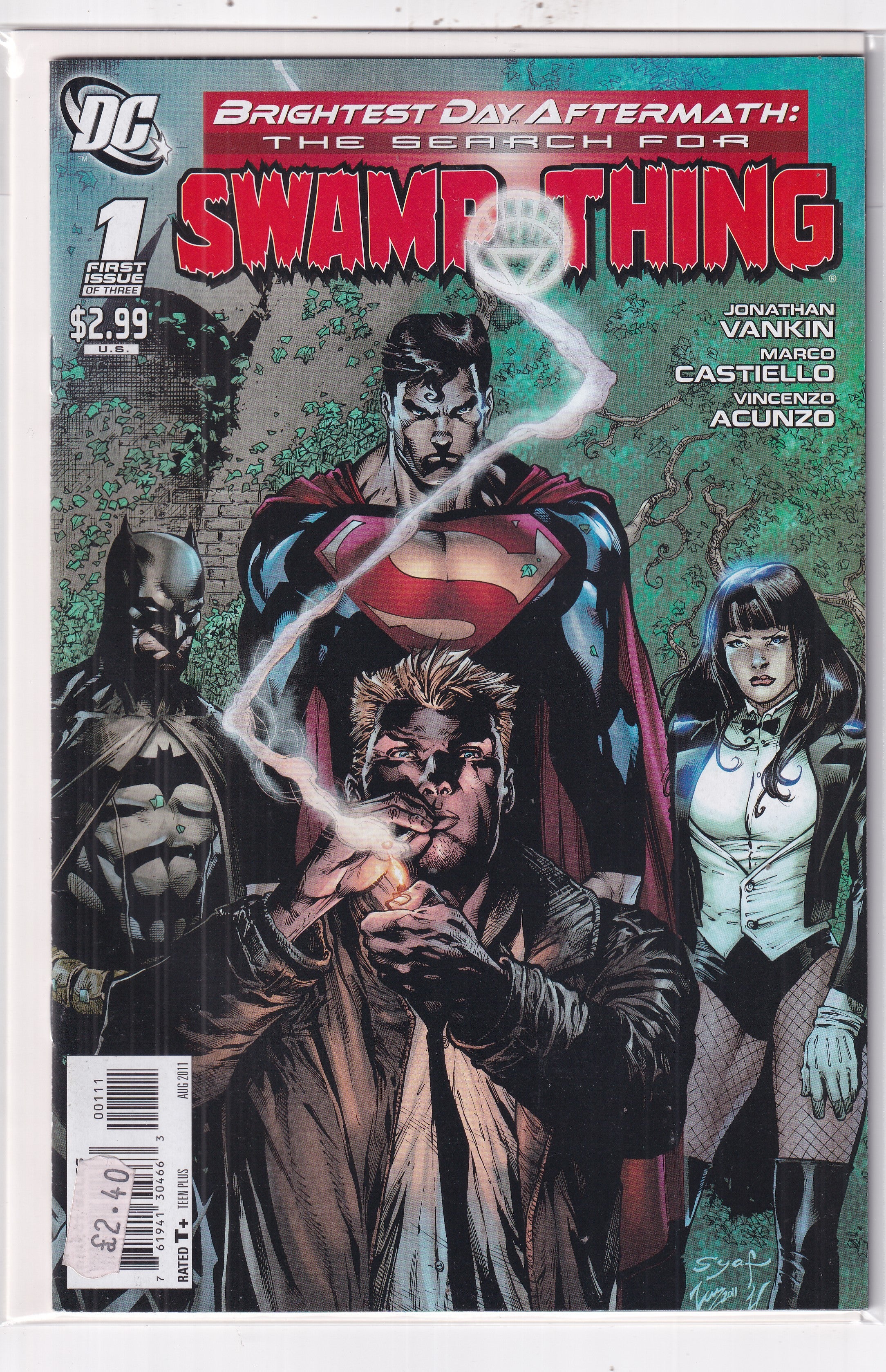 BRIGHTEST DAY AFTERMATH SEARCH FOR SWAMP THING #1 - Slab City Comics 