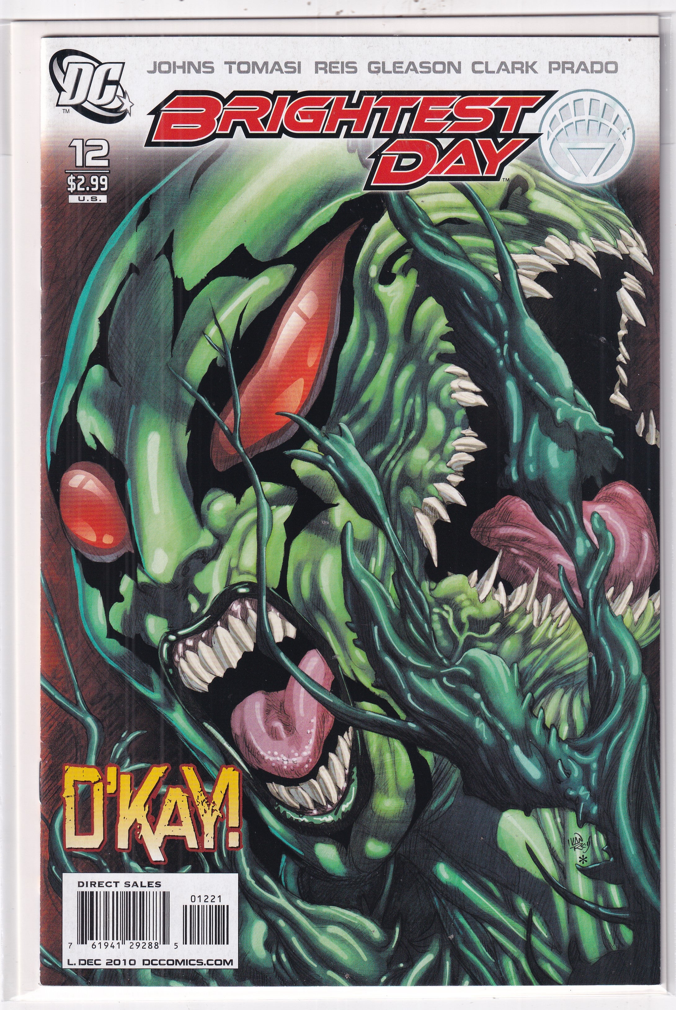 BRIGHTEST DAY #12 - Slab City Comics 