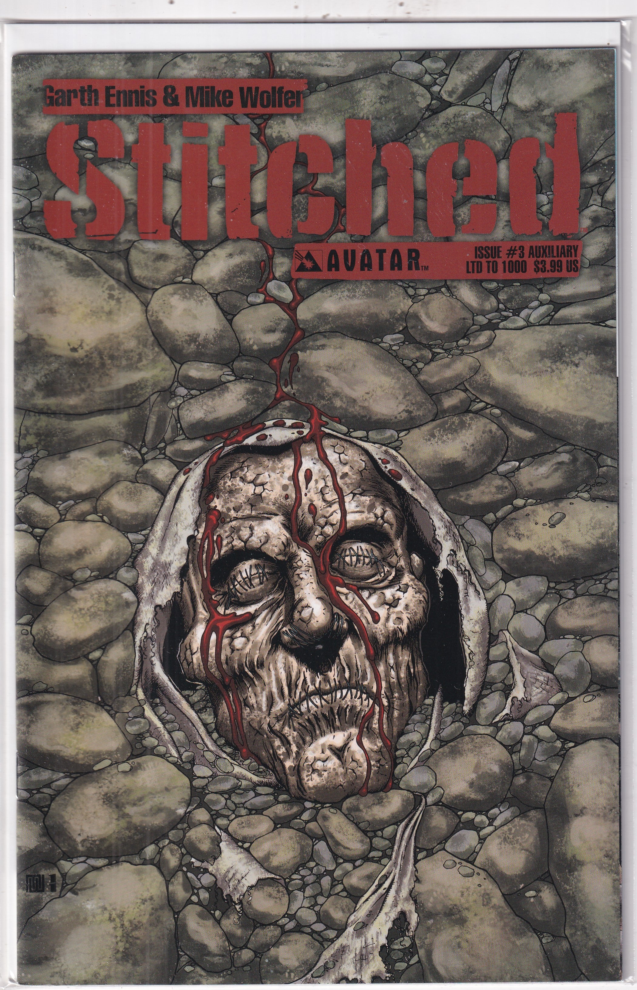 STICHED #3 AUX VARIANT - Slab City Comics 