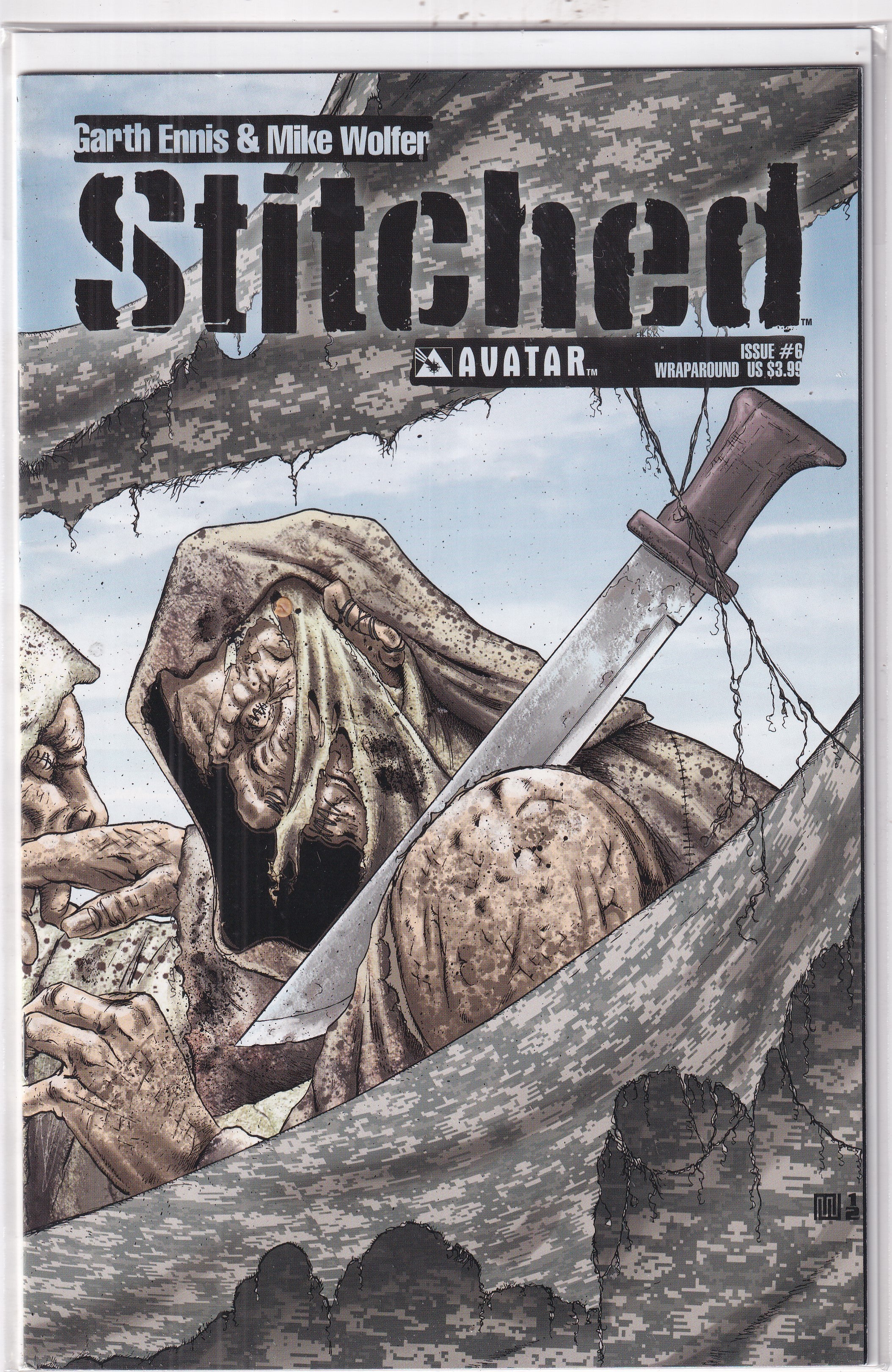 STICHED WRAPAROUND #6 - Slab City Comics 