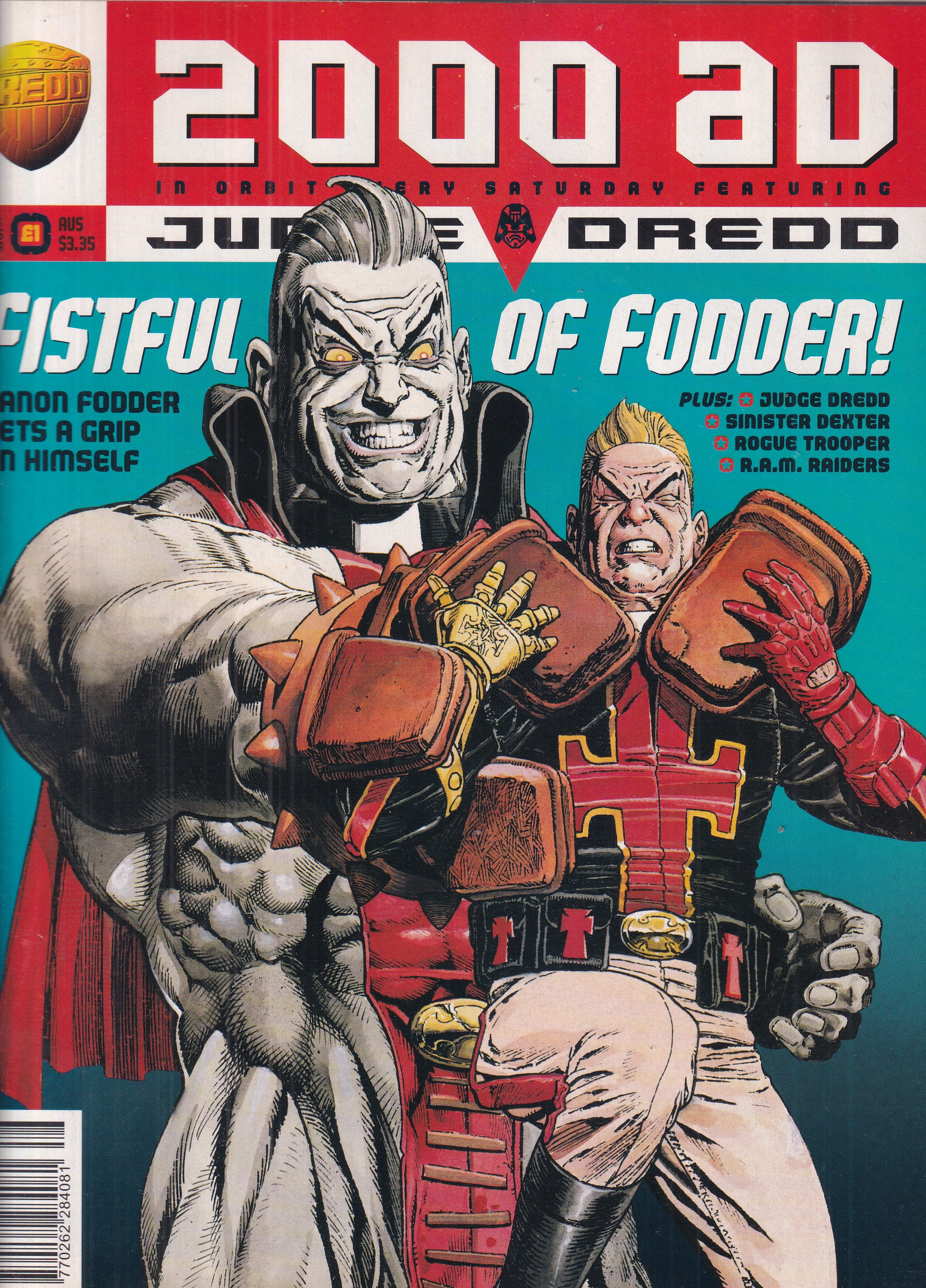 2000 AD FEATURING JUGE DREDD #986 - Slab City Comics 