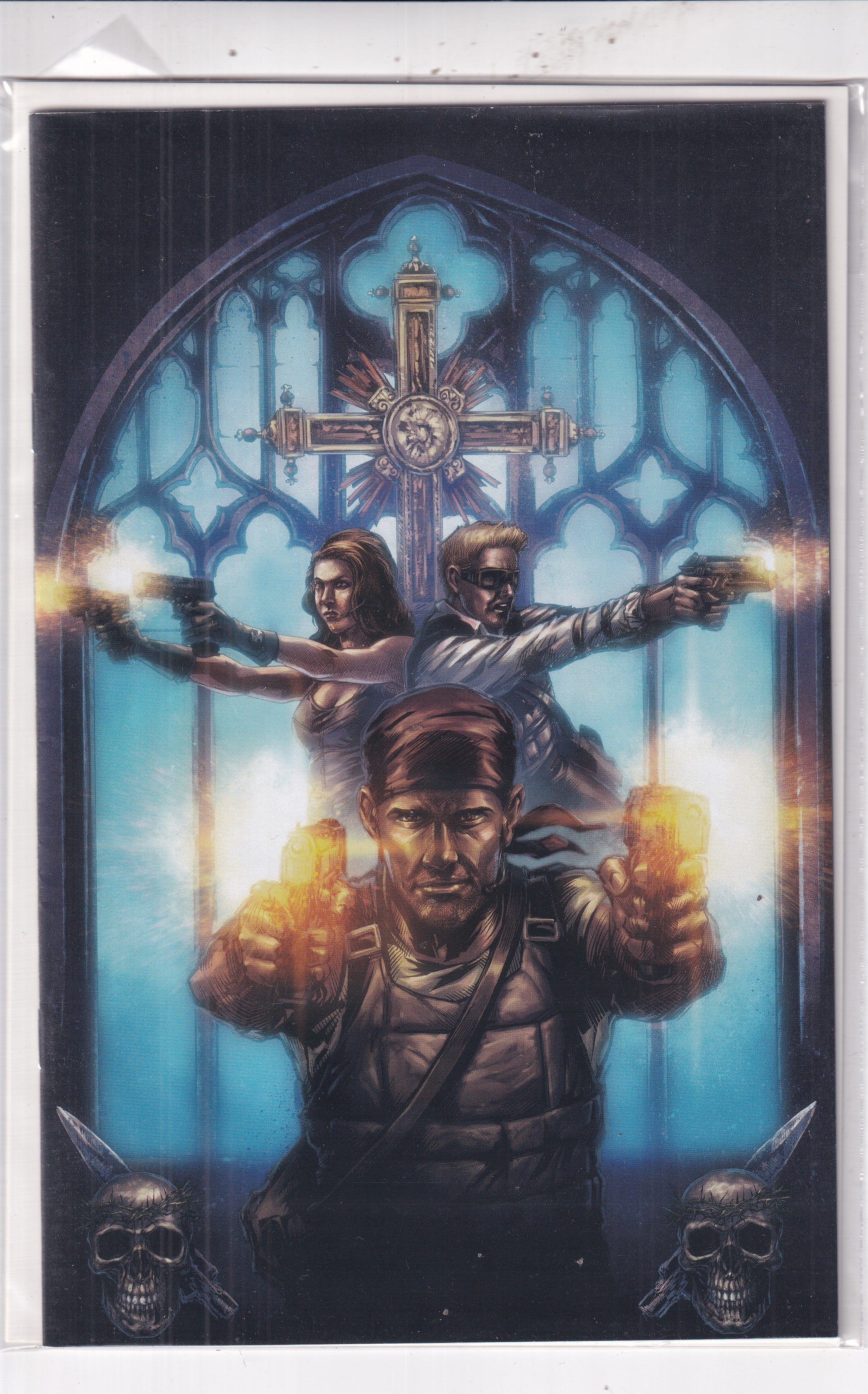 AFTERBURN CROSSFIRE #1 VIRGIN VARIANT - Slab City Comics 