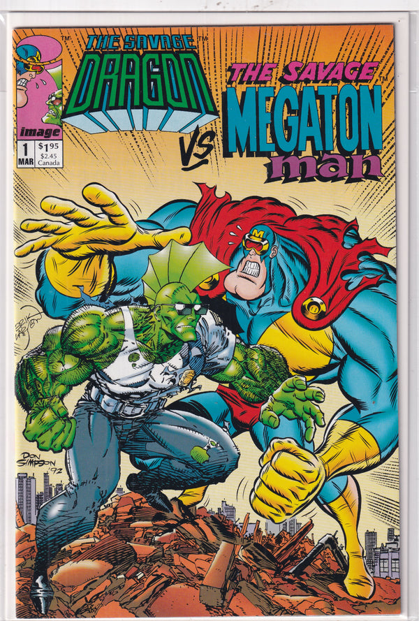 SAVAGE DRAGON VS SAVAGE MEGATON MAN #1 - Slab City Comics 