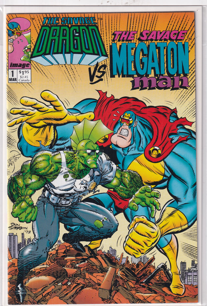 SAVAGE DRAGON VS SAVAGE MEGATON MAN