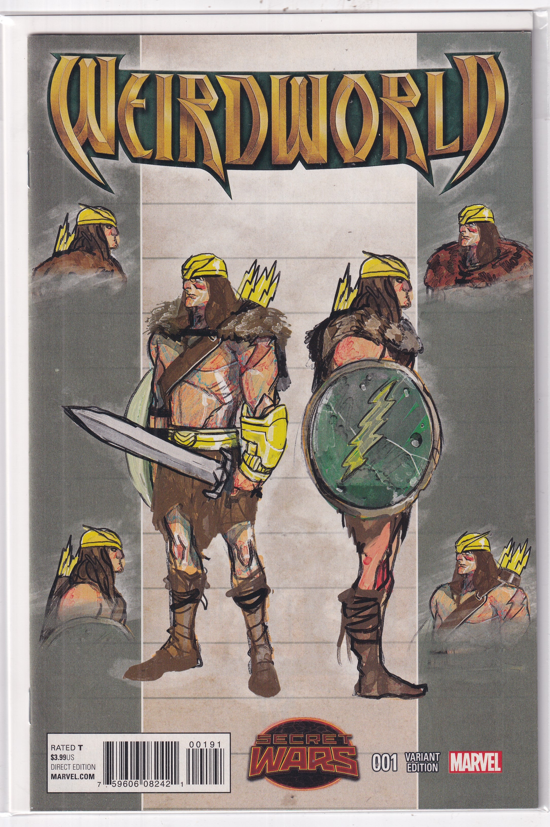 WEIRDWORLD #1 VARIANT - Slab City Comics 