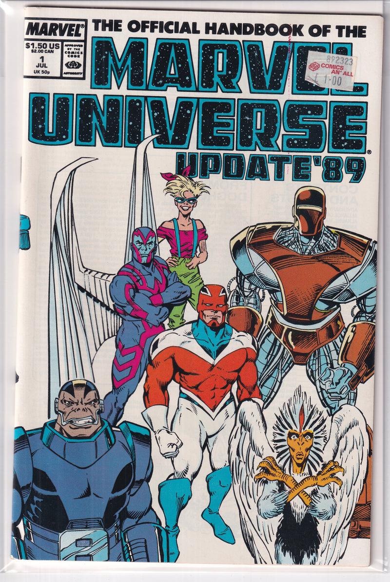 MARVEL UNIVERSE UPDATE '89