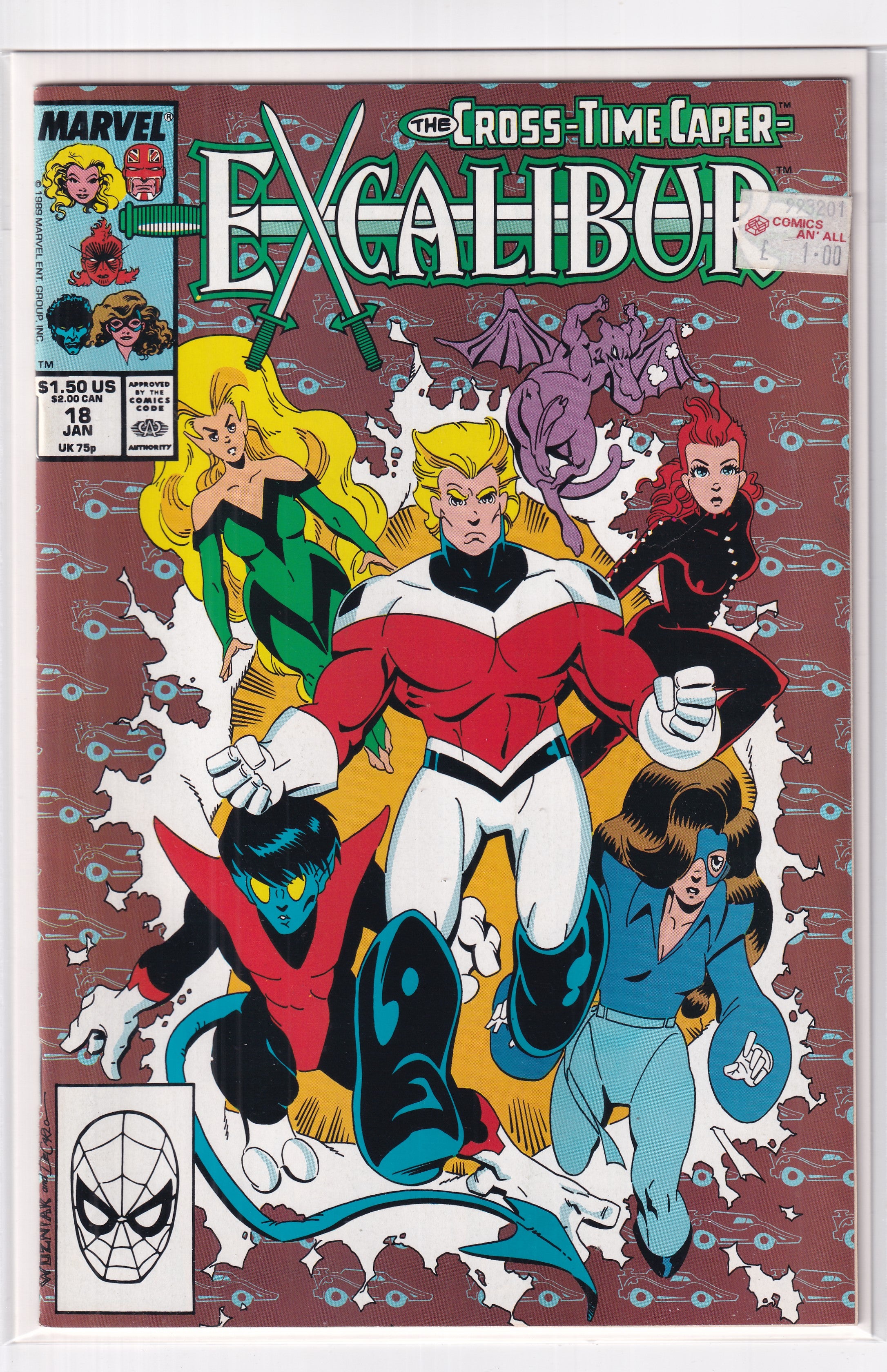 CROSS-TIME CAPER-EXCALIBUR #18 - Slab City Comics 