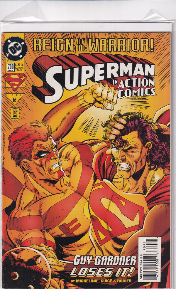 REIGN OF THE WARRIOR SUPERMAN IN ACTION COMICS #709 - Slab City Comics 