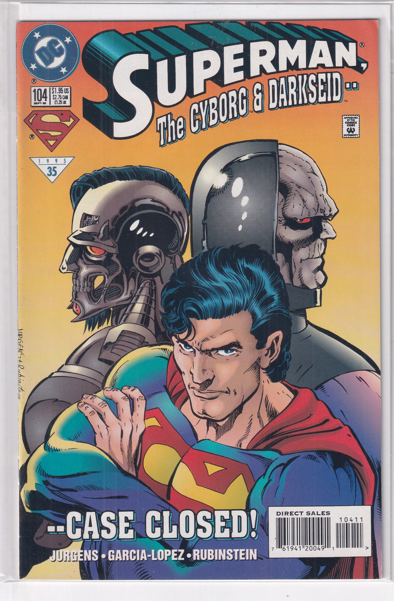 SUPERMAN, THE CYBORG & DARKSEID