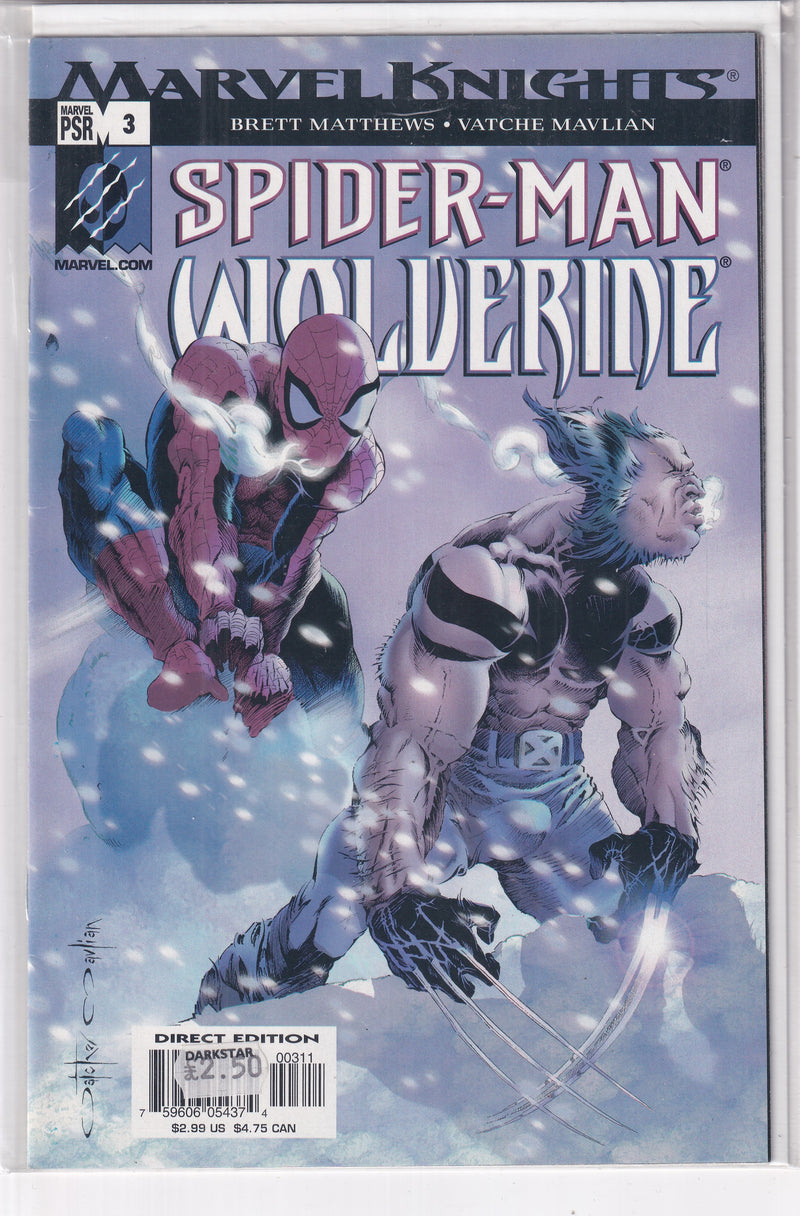 MARVEL KNIGHTS SPIDER-MAN WOLVERINE