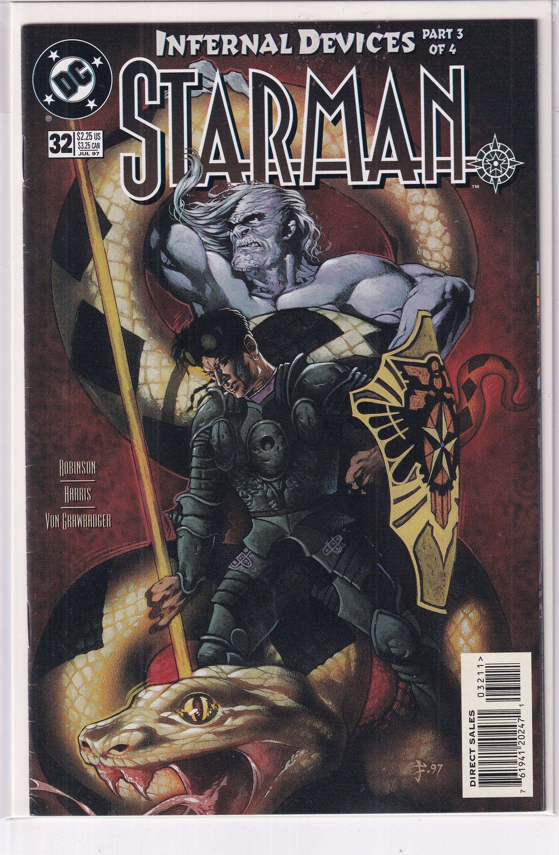 INFERNAL DEVICES STARMAN #32 - Slab City Comics 