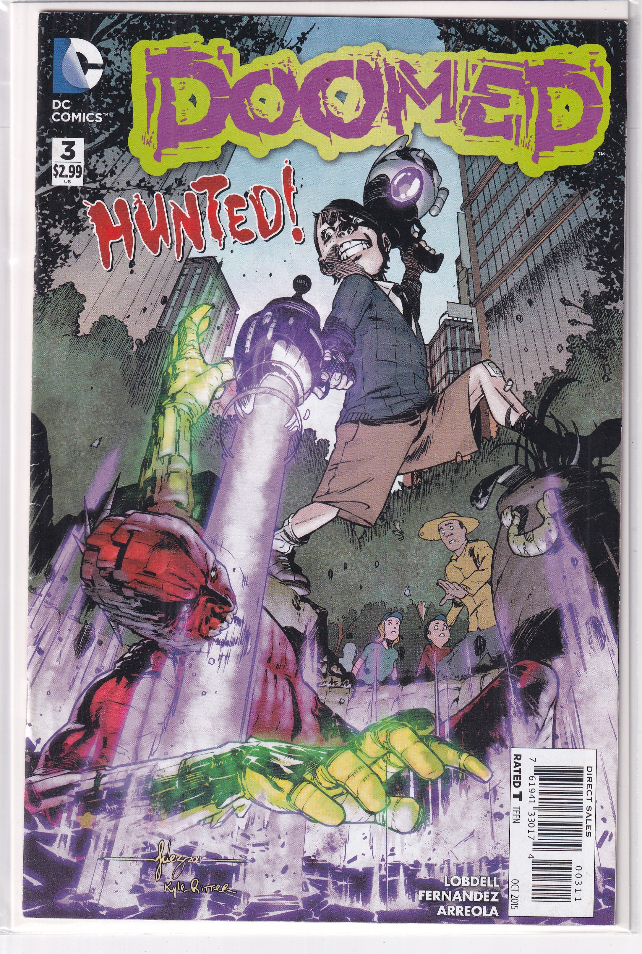 DOOMED HUNTED #3 - Slab City Comics 