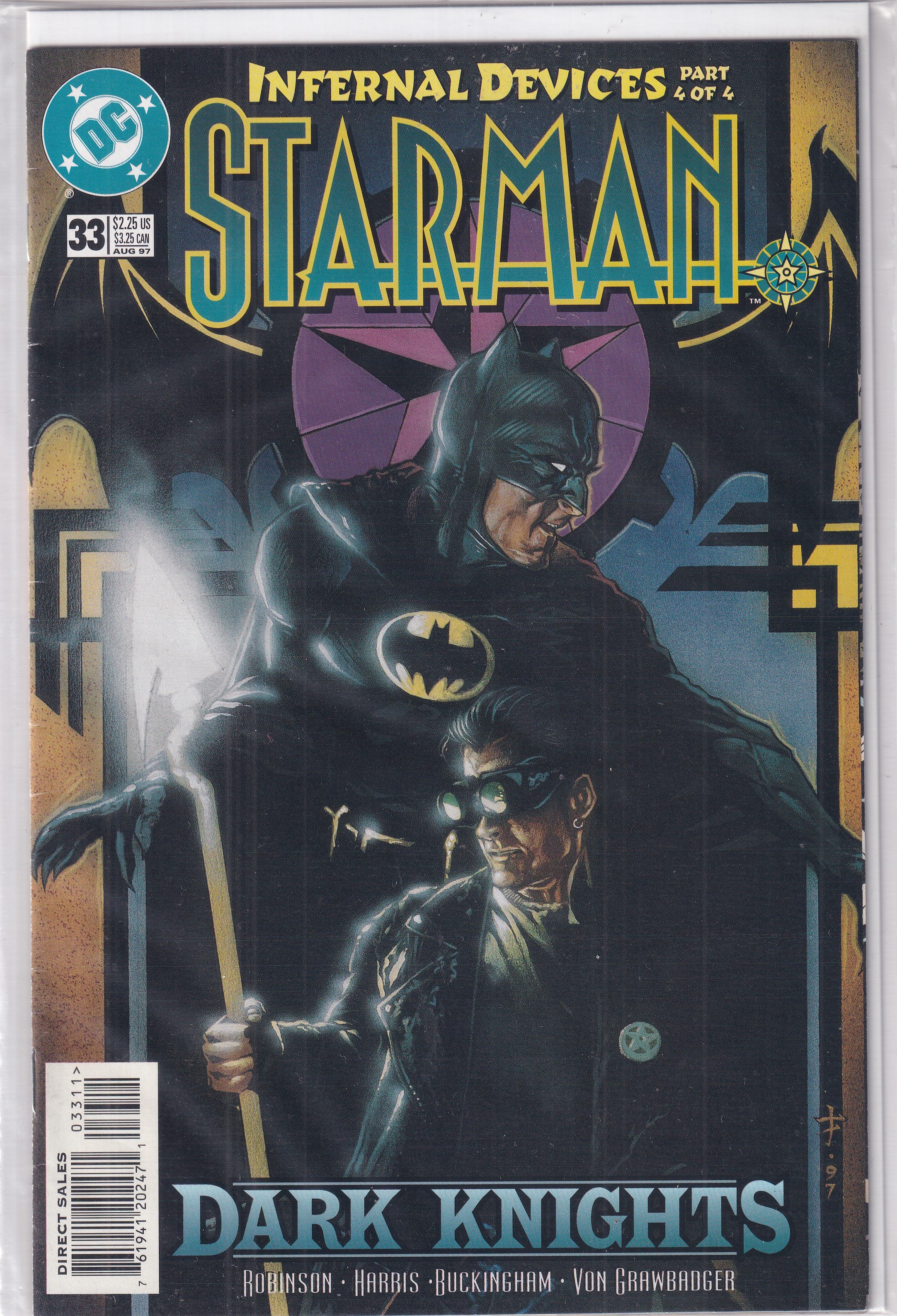 INFERNAL DEVICES STARMAN #33 - Slab City Comics 