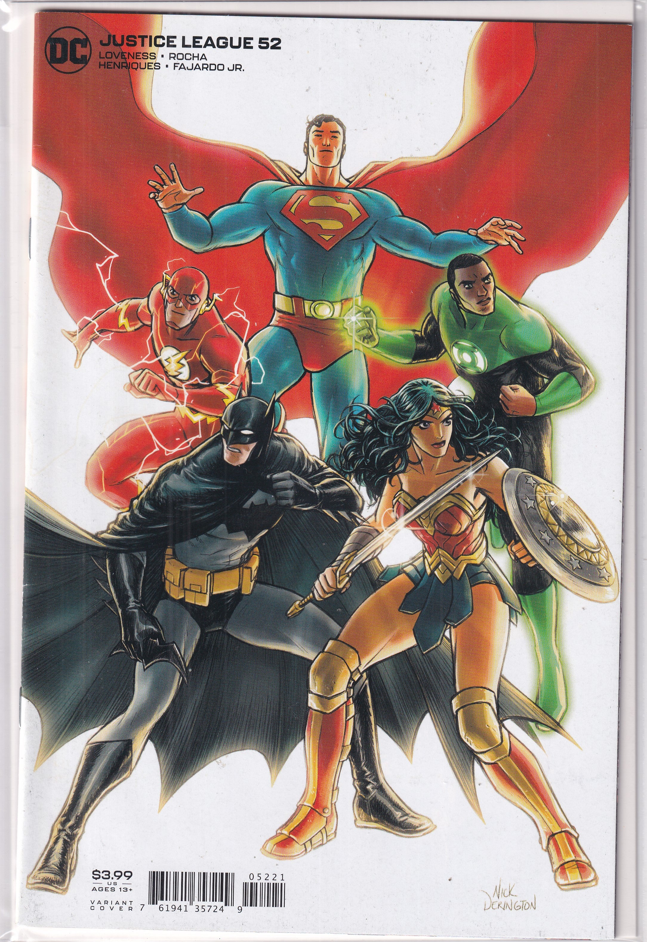 JUSTICE LEAGUE #52 VARIANT - Slab City Comics 