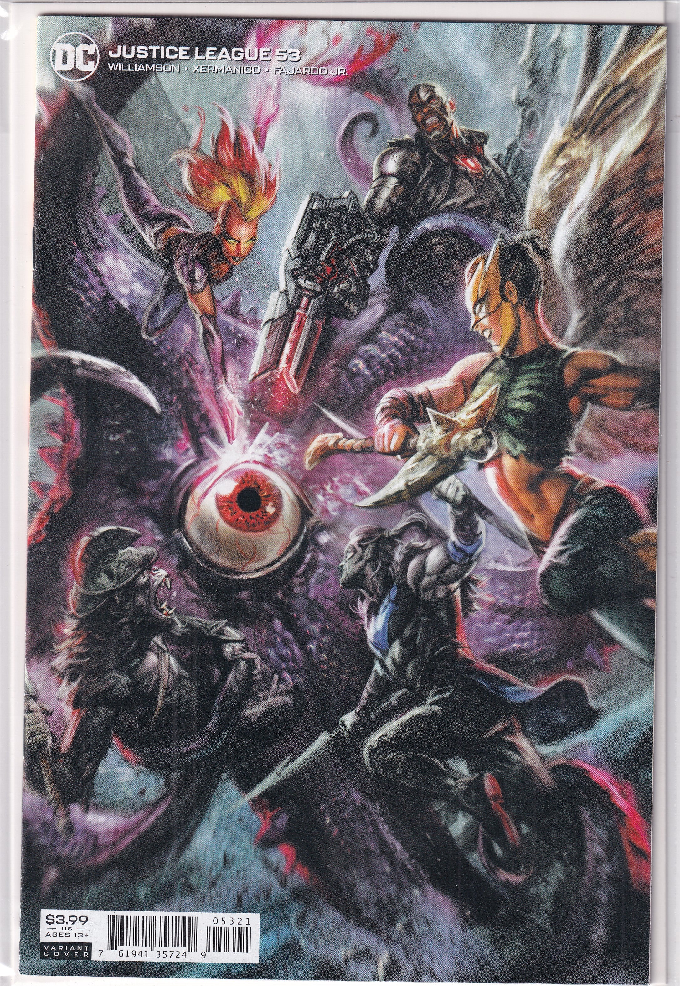 JUSTICE LEAGUE #53 VARIANT - Slab City Comics 