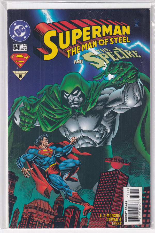 SUPERMAN MAN OF STEEL AND THE SPECTRE #54 - Slab City Comics 