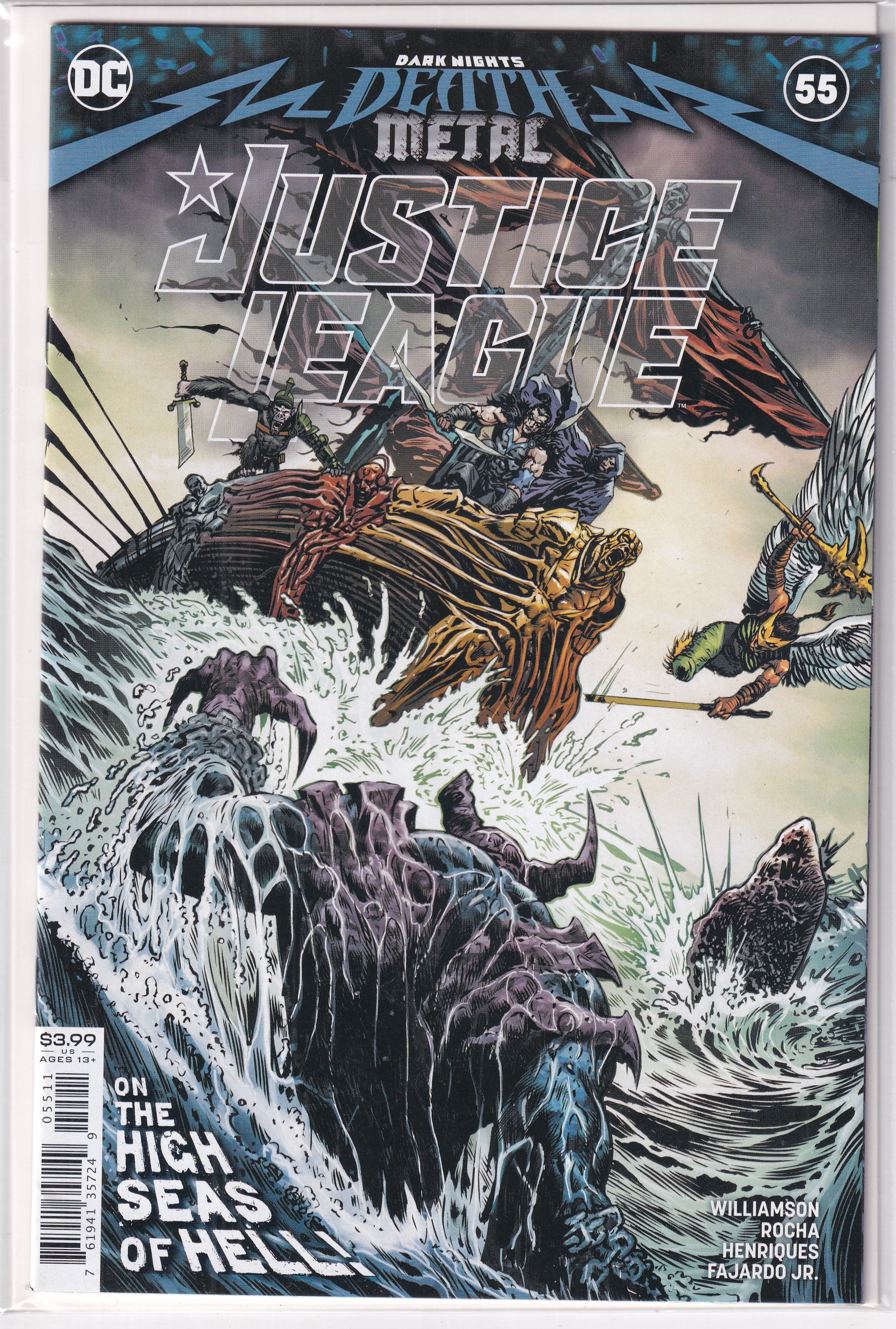 DARK NIGHTS DEATH METAL JUSTICE LEAGUE #55 - Slab City Comics 