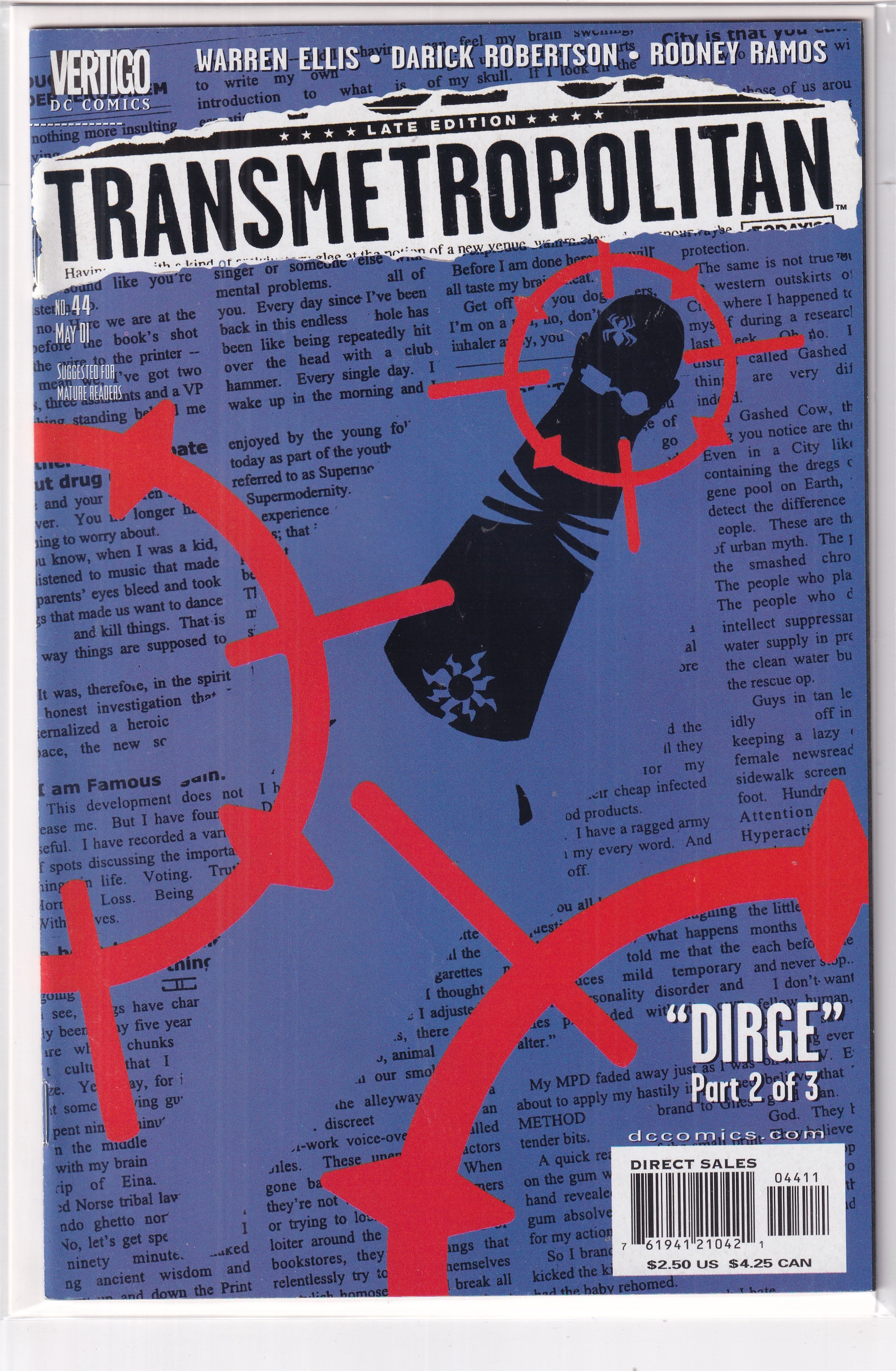TRANSMETROPOLITAN #44 - Slab City Comics 