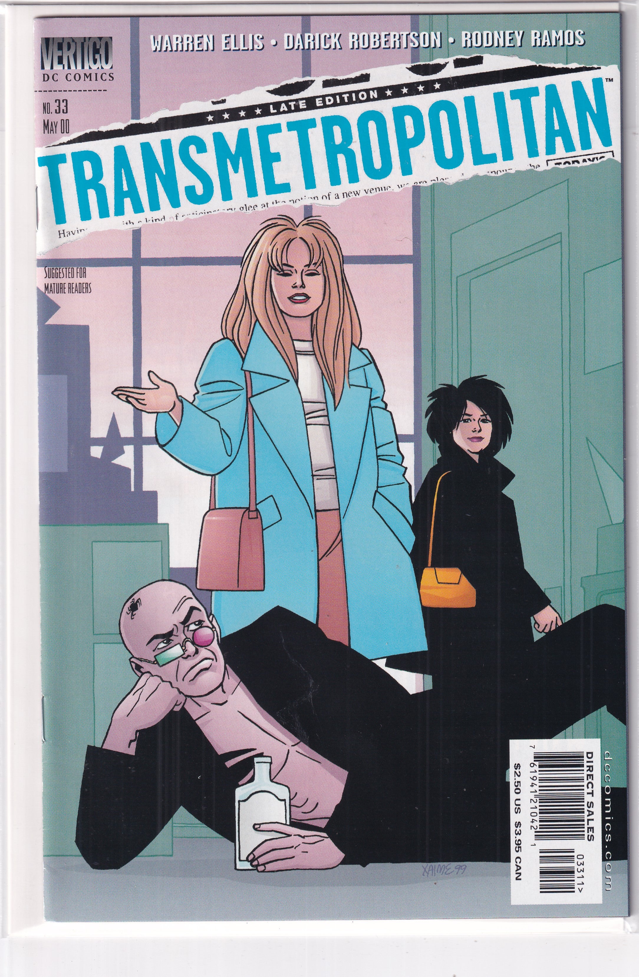 TRANSMETROPOLITAN #33 - Slab City Comics 