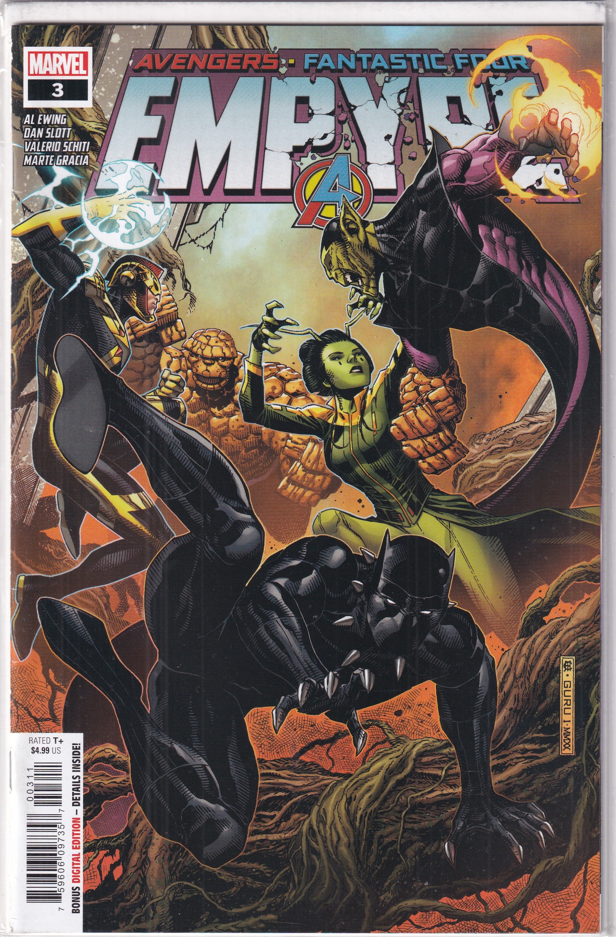 AVENGERS-FANTASTIC FOUR EMPYRE #3 - Slab City Comics 