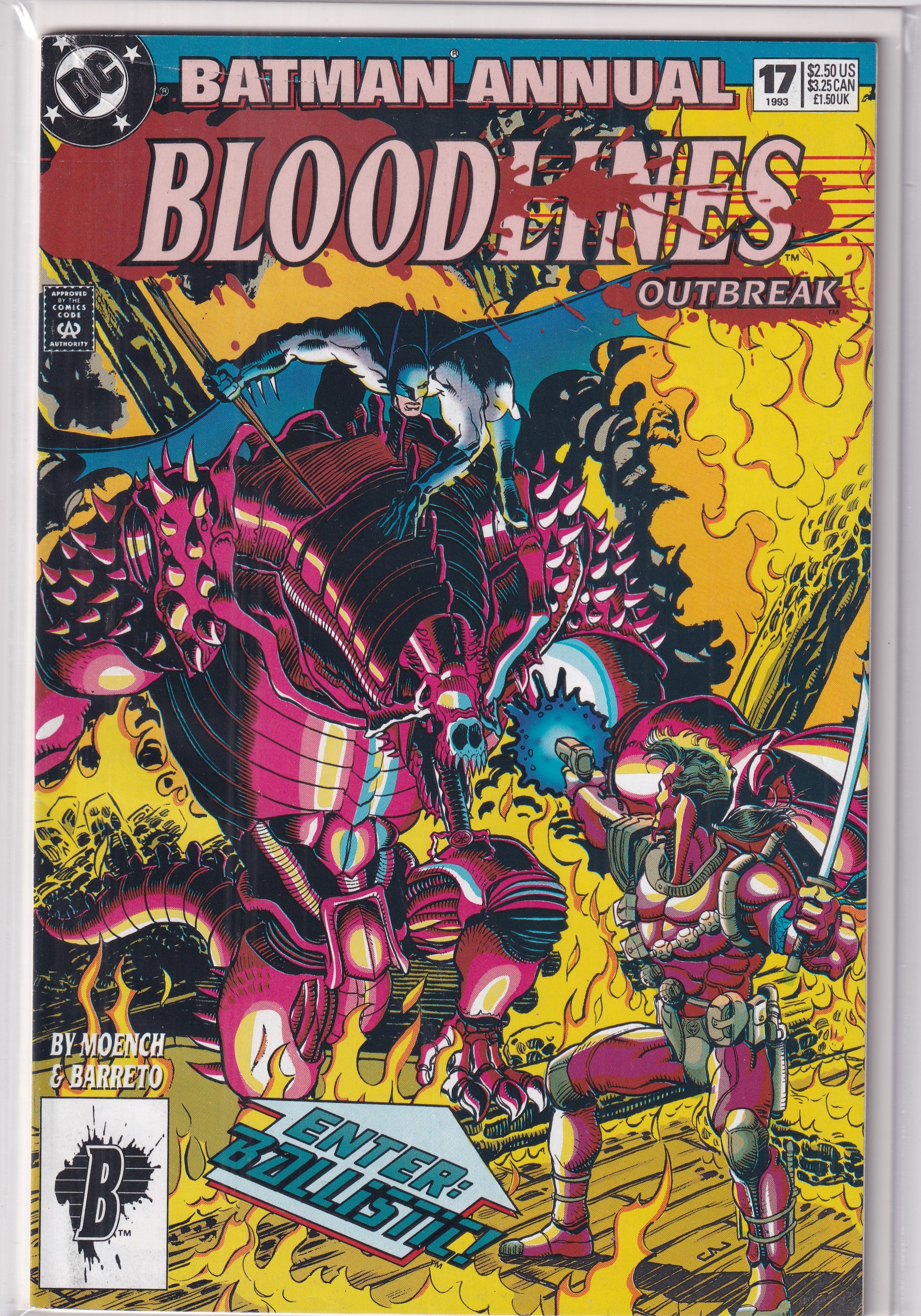 BATMAN ANNUAL BLOODLINES OUTBREAK #17 - Slab City Comics 