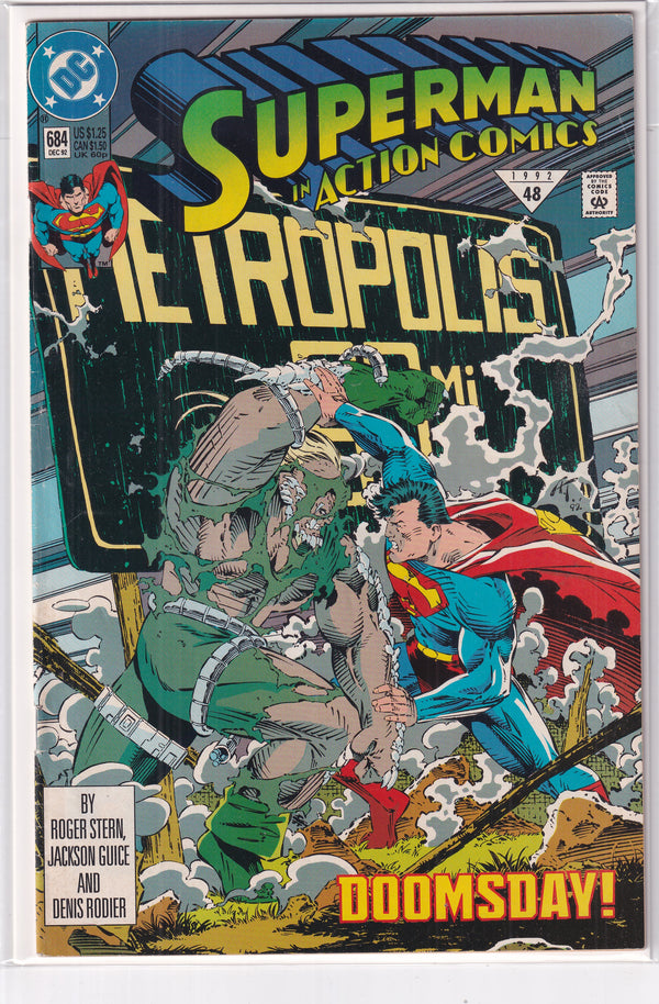 SUPERMAN IN ACTION COMICS #684 - Slab City Comics 