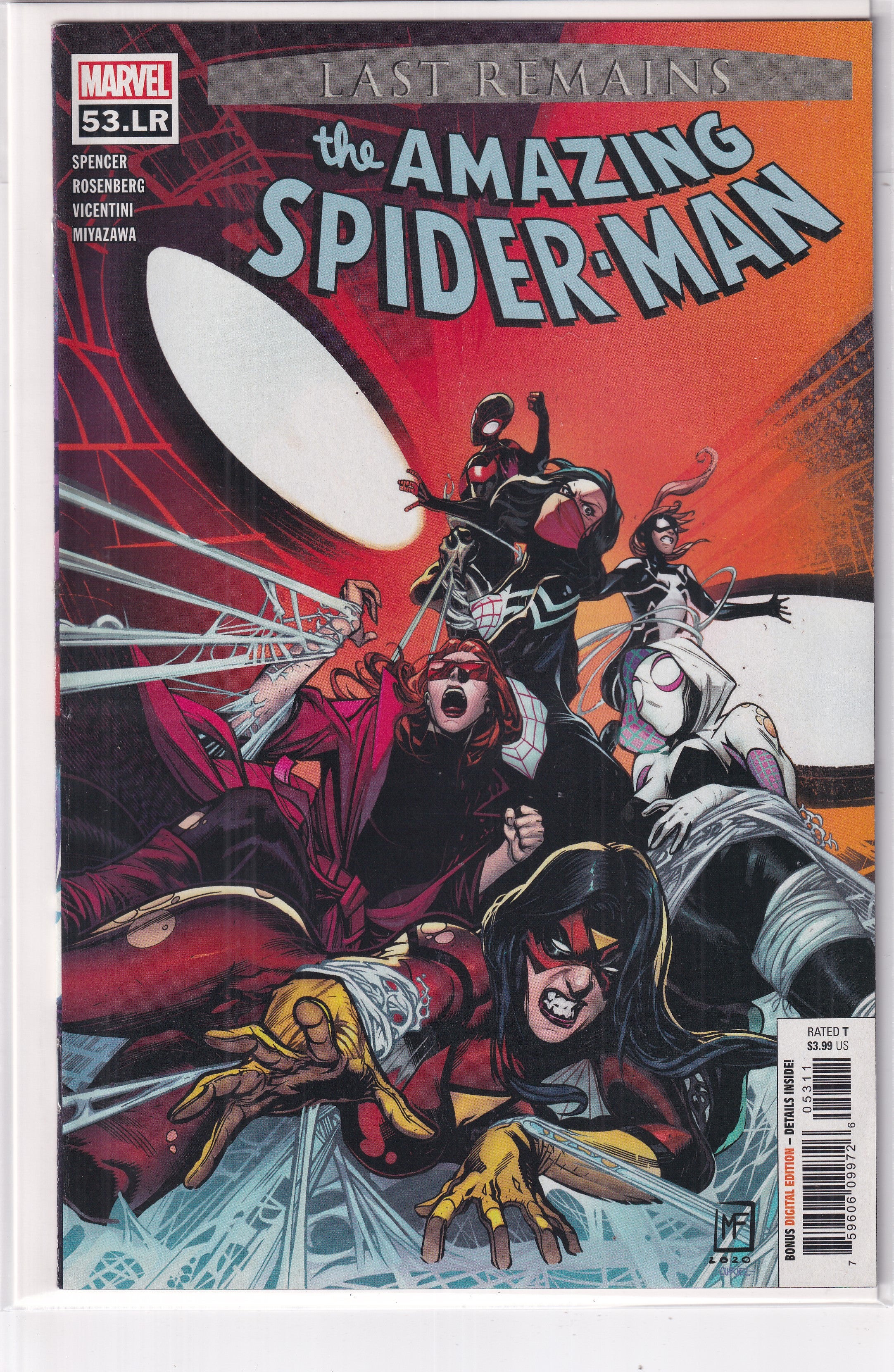LAST REMAINS AMAZING SPIDER-MAN #53.LR - Slab City Comics 