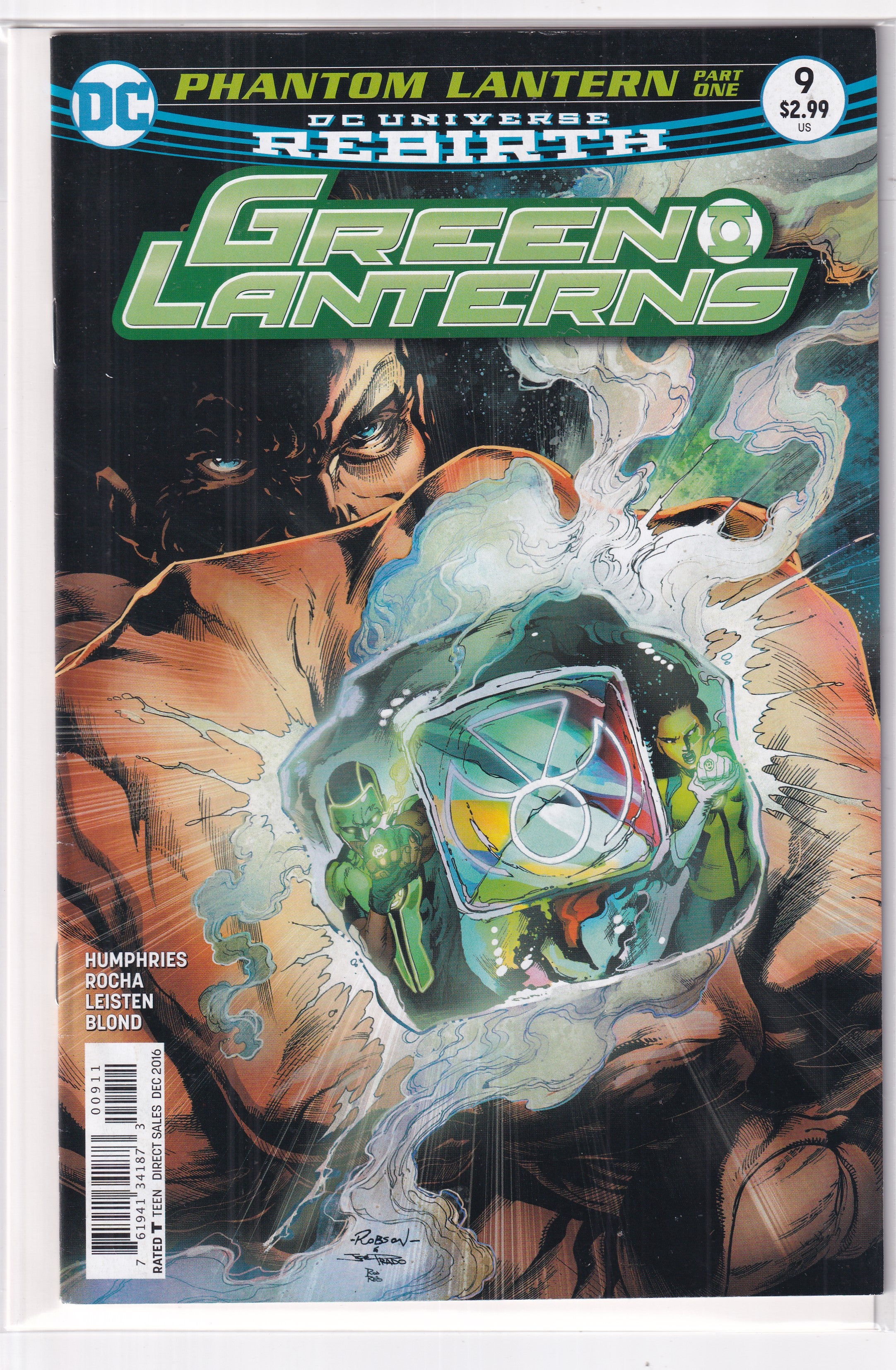 PHANTOM LANTERN DC UNIVERSE REBIRTH GREEN LANTERN #9 - Slab City Comics 