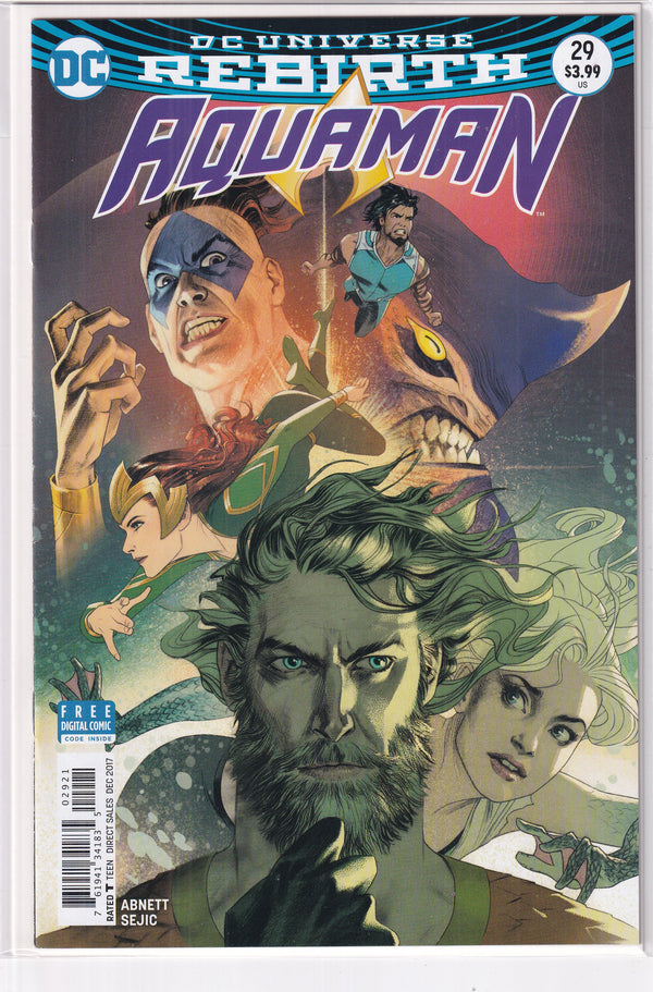 DC UNIVERSE REBIRTH AQUAMAN #29 - Slab City Comics 
