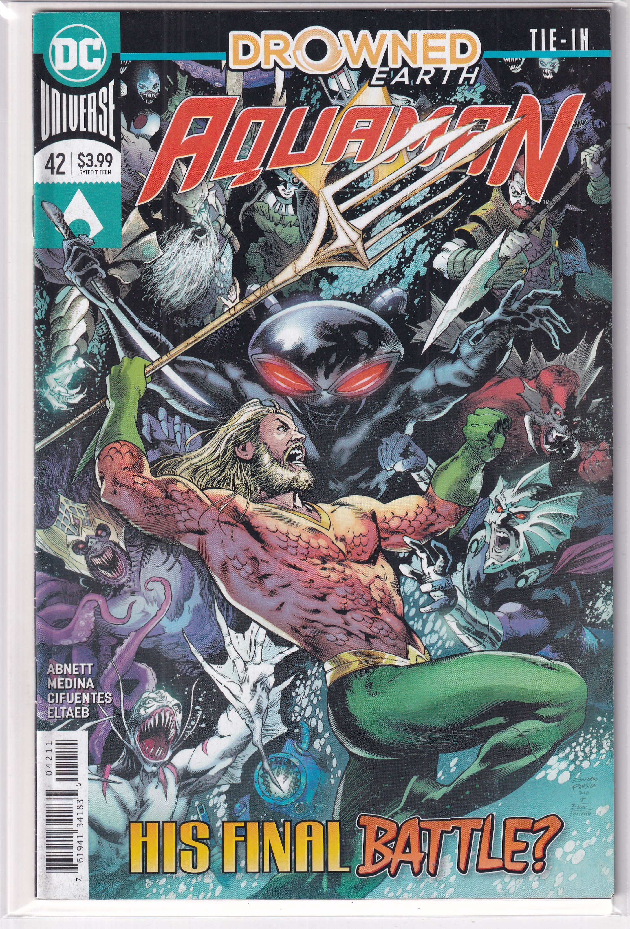 DROWNED EARTH AQUAMAN #42 - Slab City Comics 