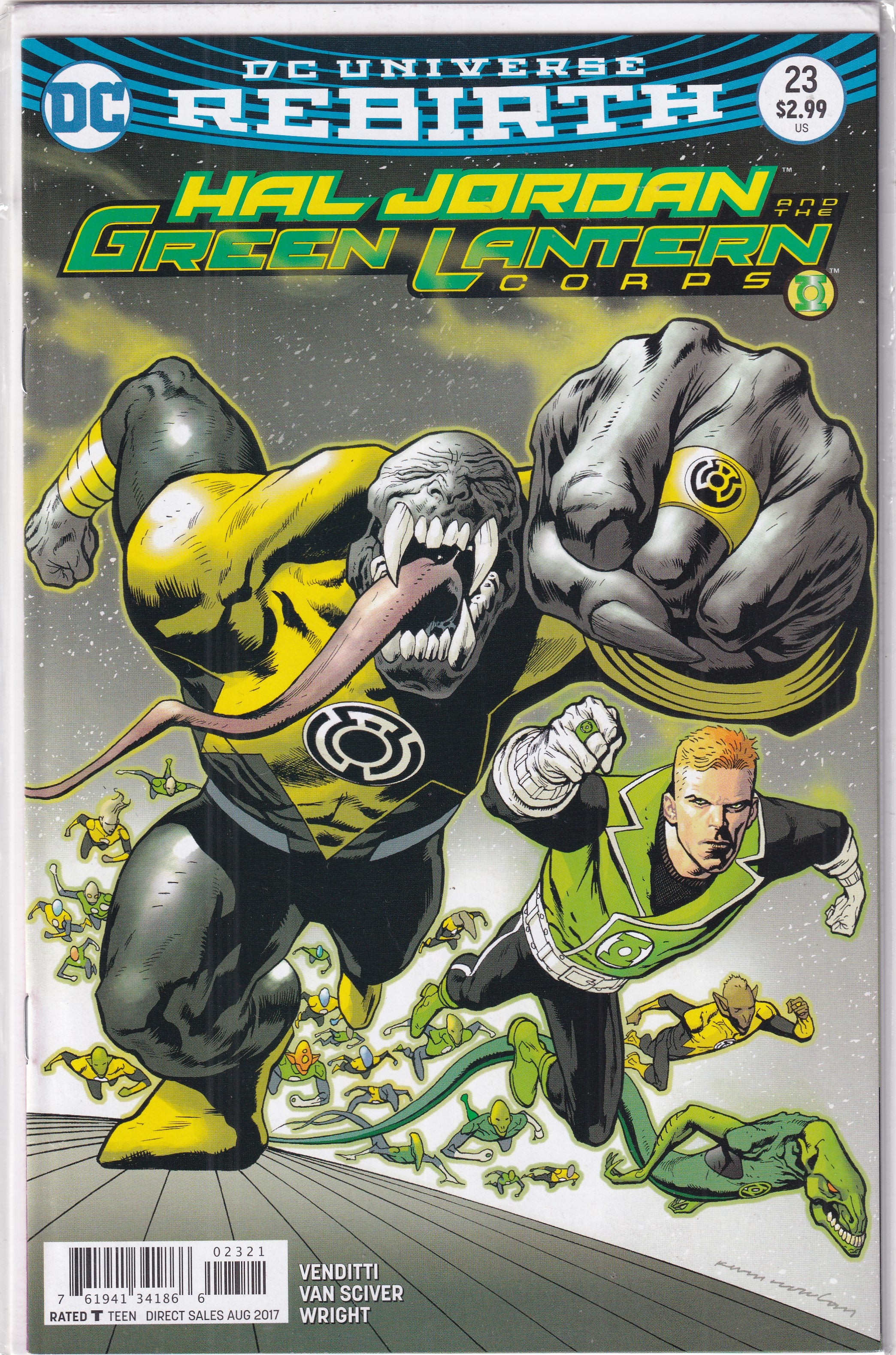 HAL JORDAN GREEN LANTERN CORPS #23 - Slab City Comics 