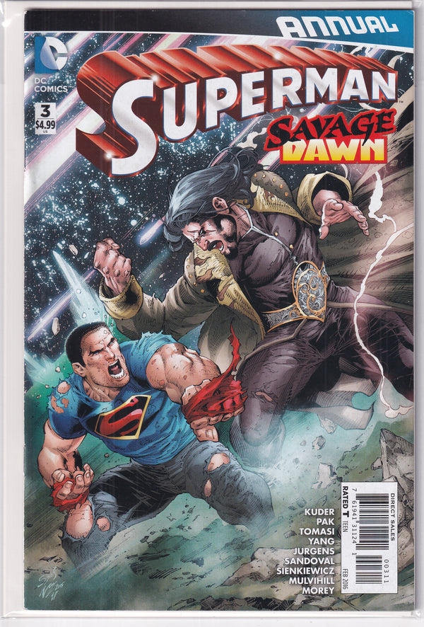 ANNUAL SUPERMAN SAVAGE DAWN #3 - Slab City Comics 