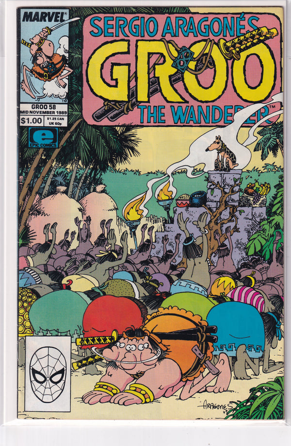 SERGIO ARAGONES GROO THE WANDERER #58 - Slab City Comics 