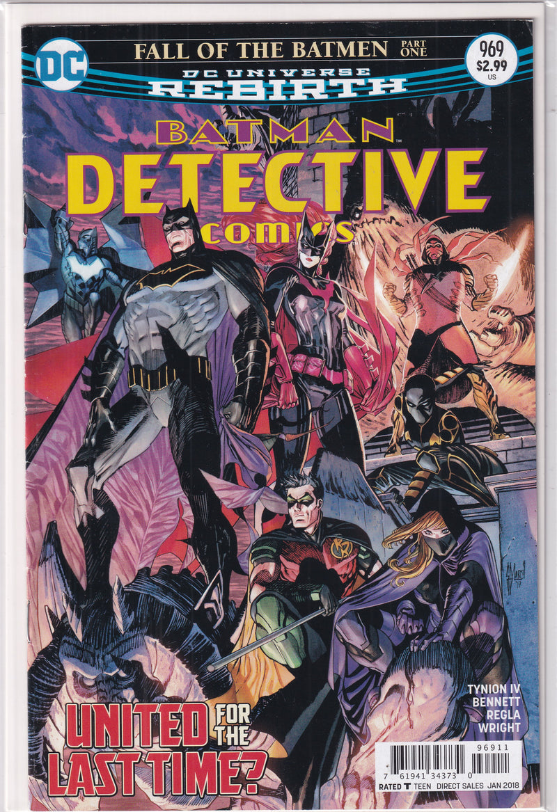 FALL OF THE BATMAN PART 1 DC UNIVERSE REBIRTH BATMAN DETECTIVE COMICS