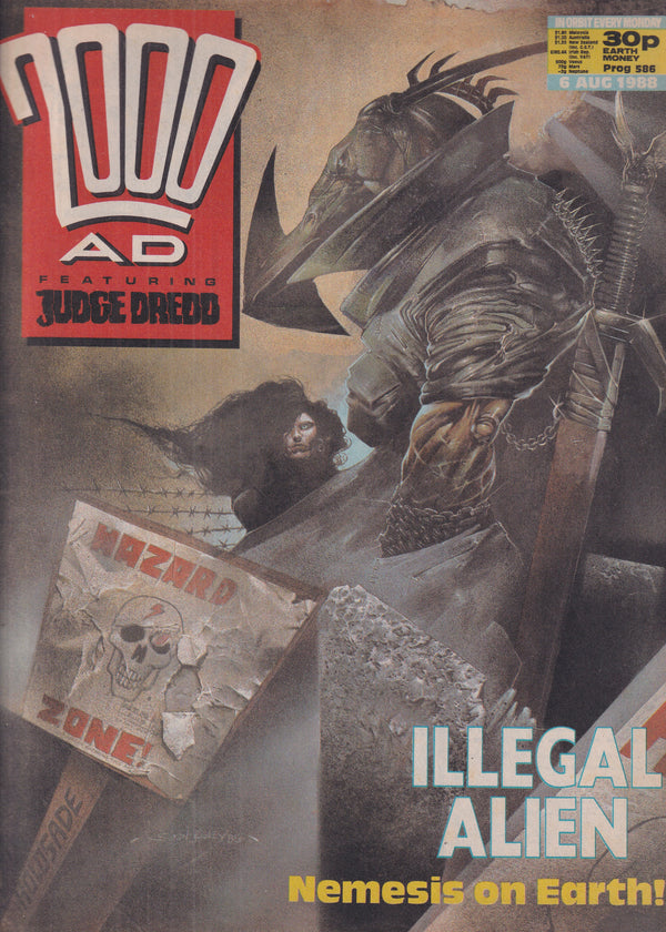 2000 AD FEATURING JUDGE DREDD #586 - Slab City Comics 
