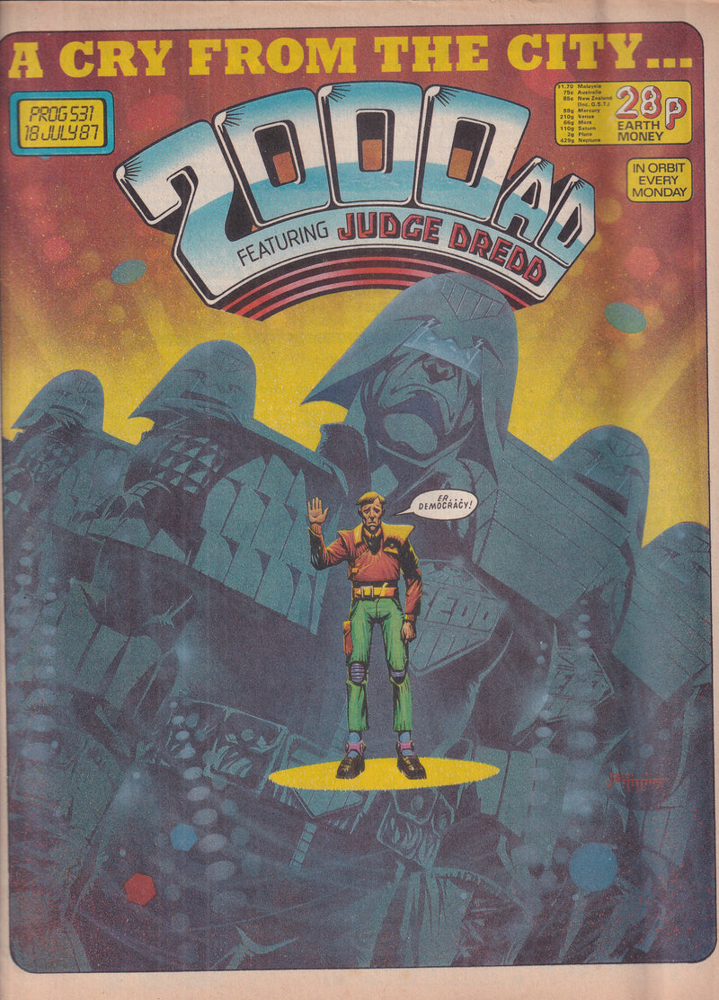 2000 AD FEATURING JUDGE DREDD